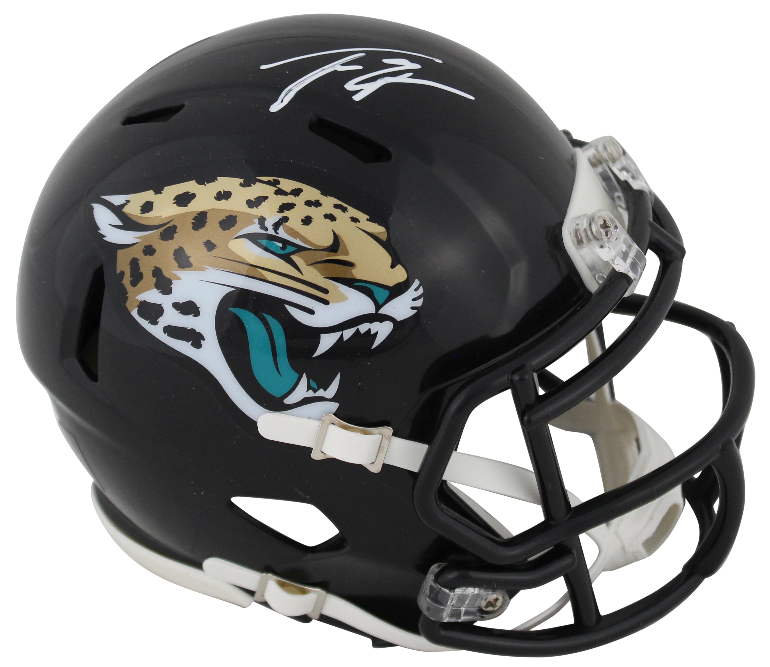 Jaguars Travis Etienne Jr. Authentic Signed Speed Mini Helmet Autographed JSA