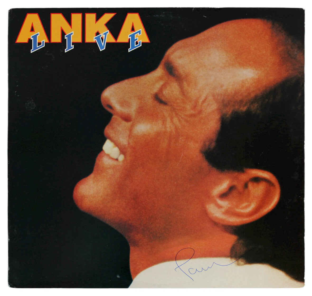 Paul Anka Authentic Signed Anka Live Album Cover Autographed BAS #BG90685