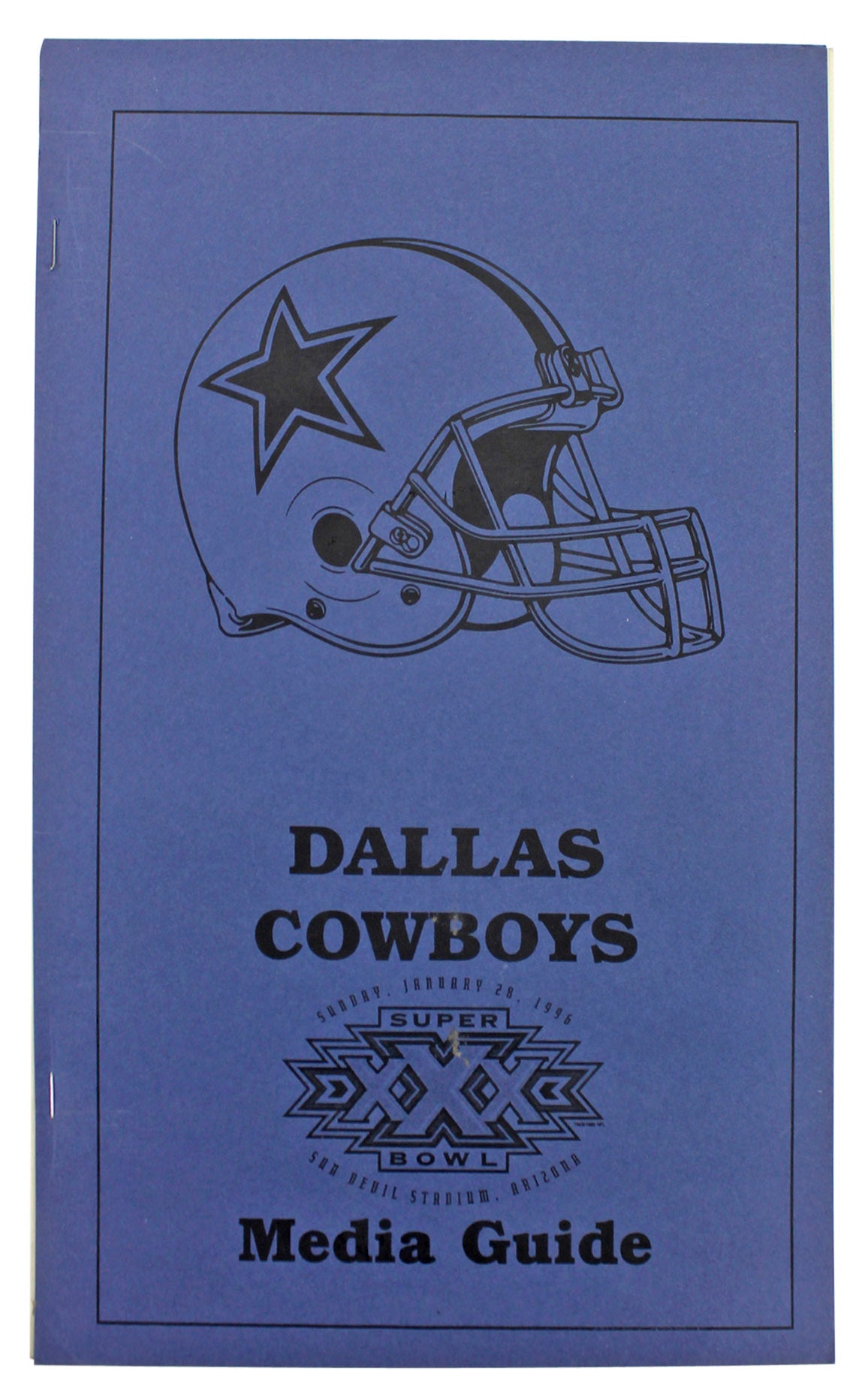 Dallas Cowboys Super Bowl XXX Media Guide