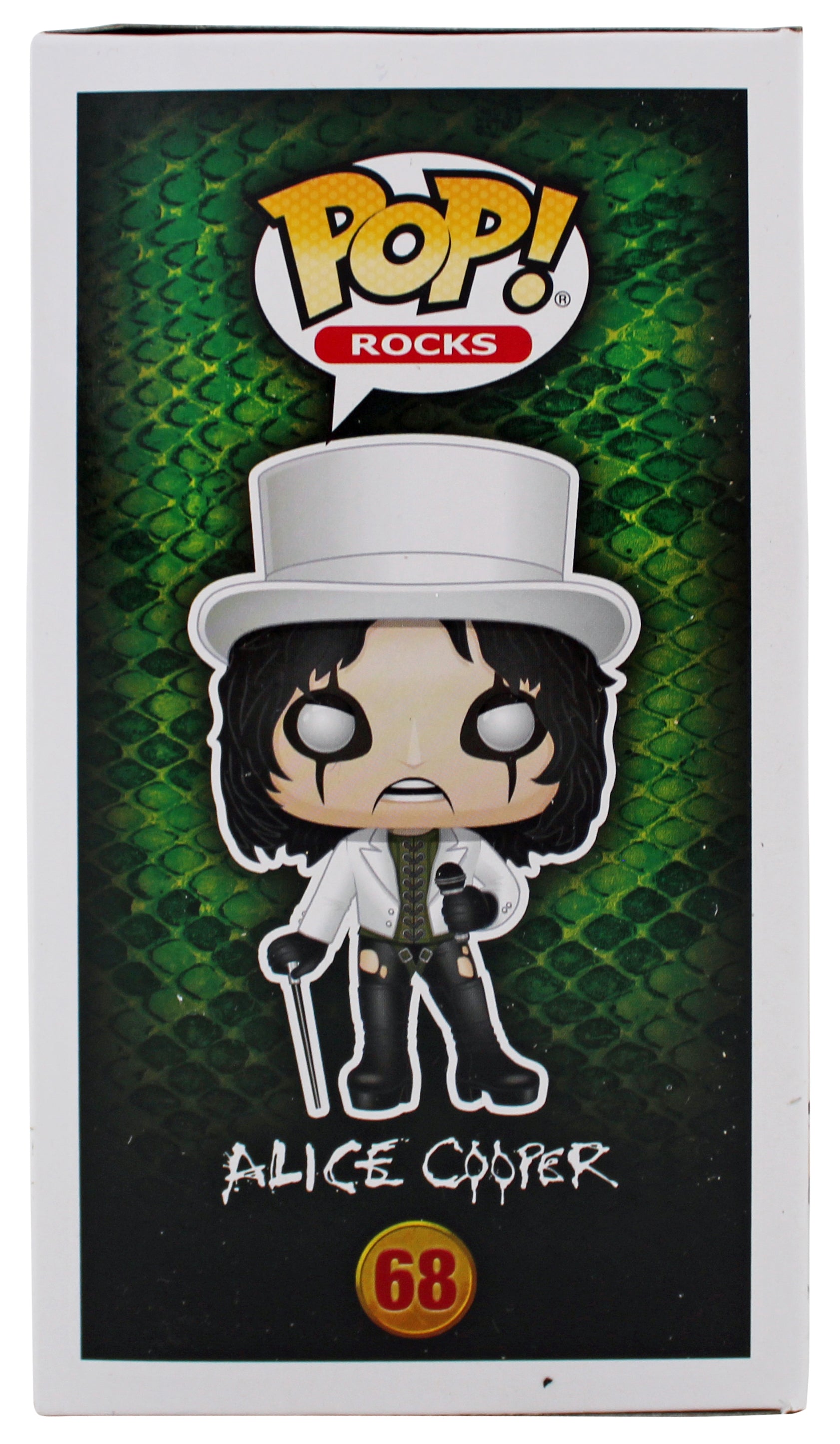 Alice Cooper "Schools Out!" Signed #68 Funko Pop Vinyl Figure BAS Wit #1W793158