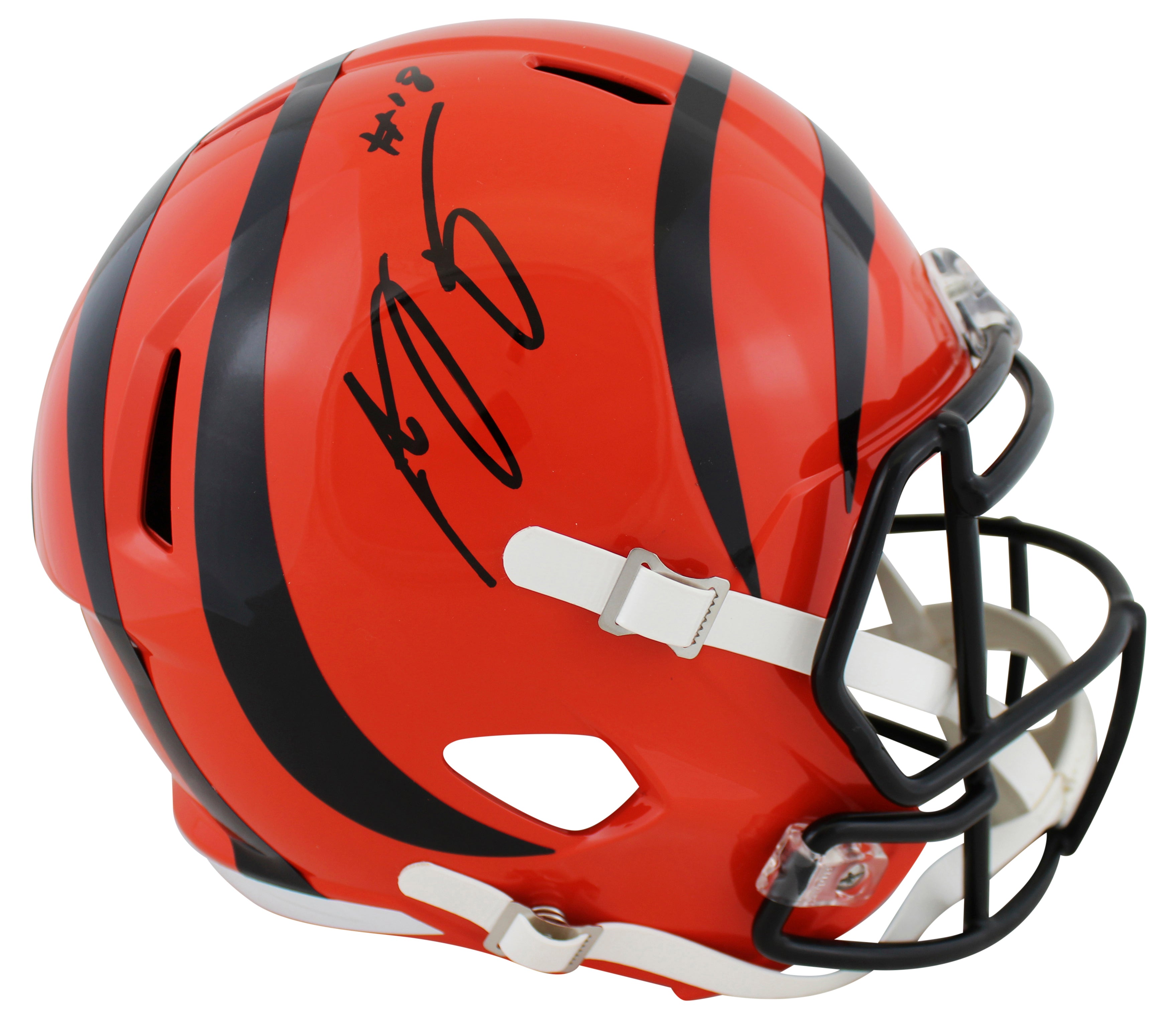 Bengals A.J. Green Authentic Signed Full Size Speed Rep Helmet BAS Witnessed