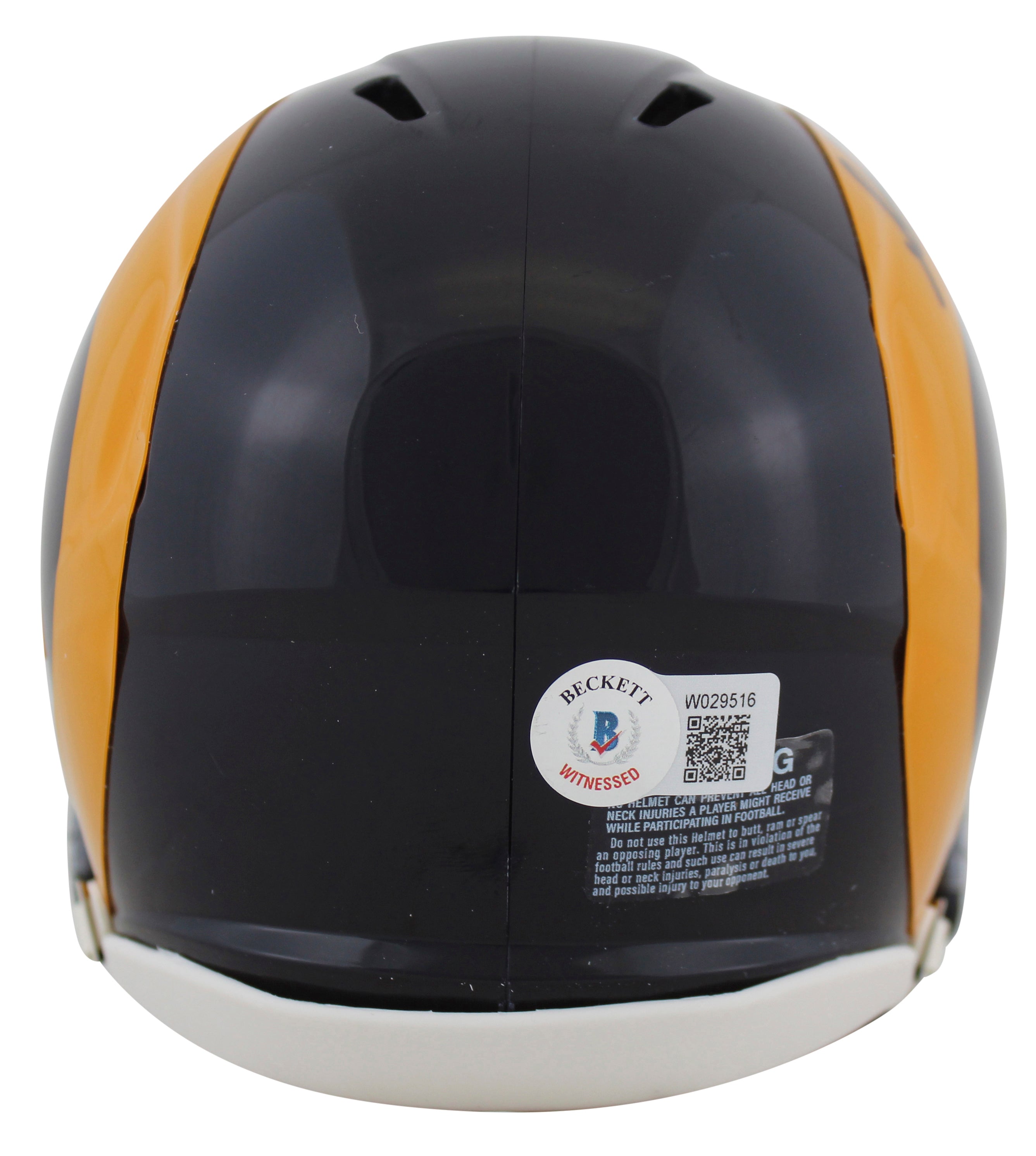 Rams Steven Jackson Authentic Signed 81-99 TB Speed Mini Helmet BAS Witnessed