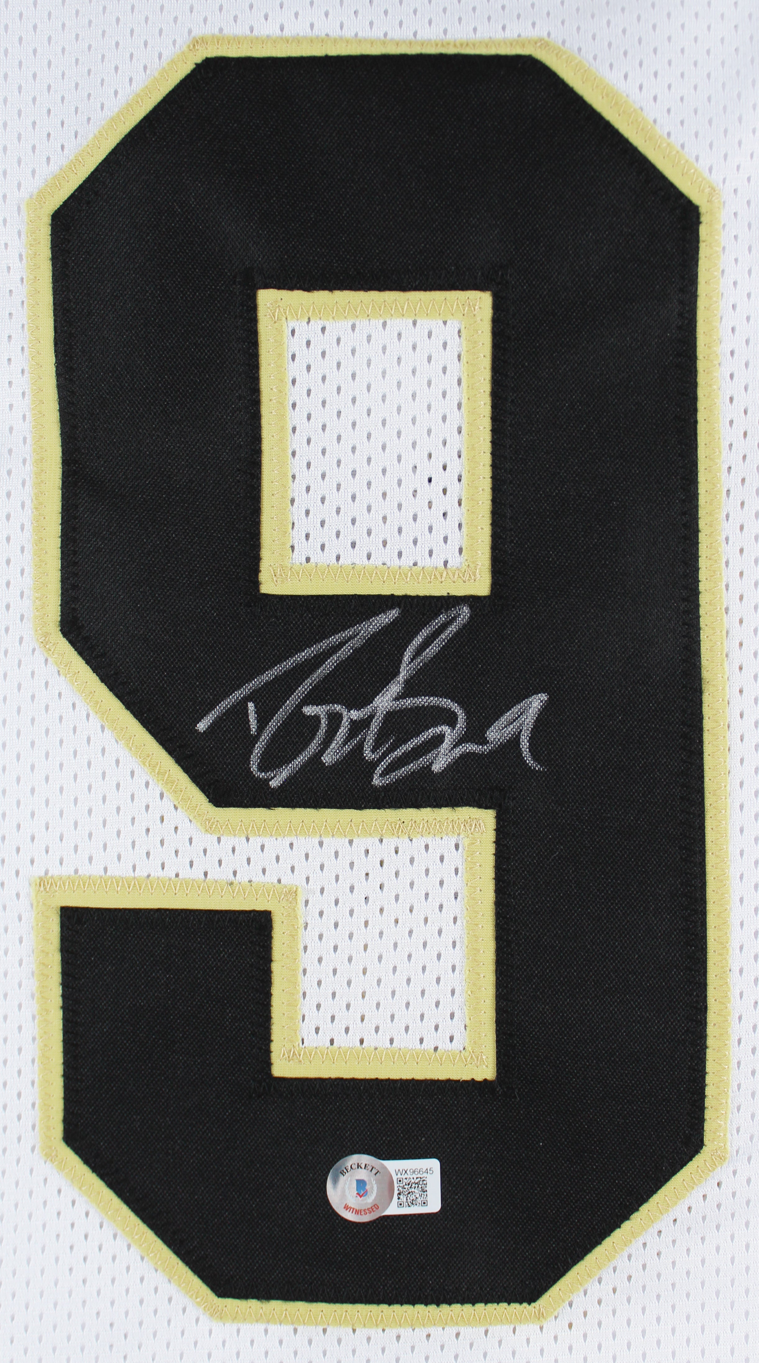 Drew Brees Authentic Signed White Pro Style Jersey Autographed BAS Witnessed