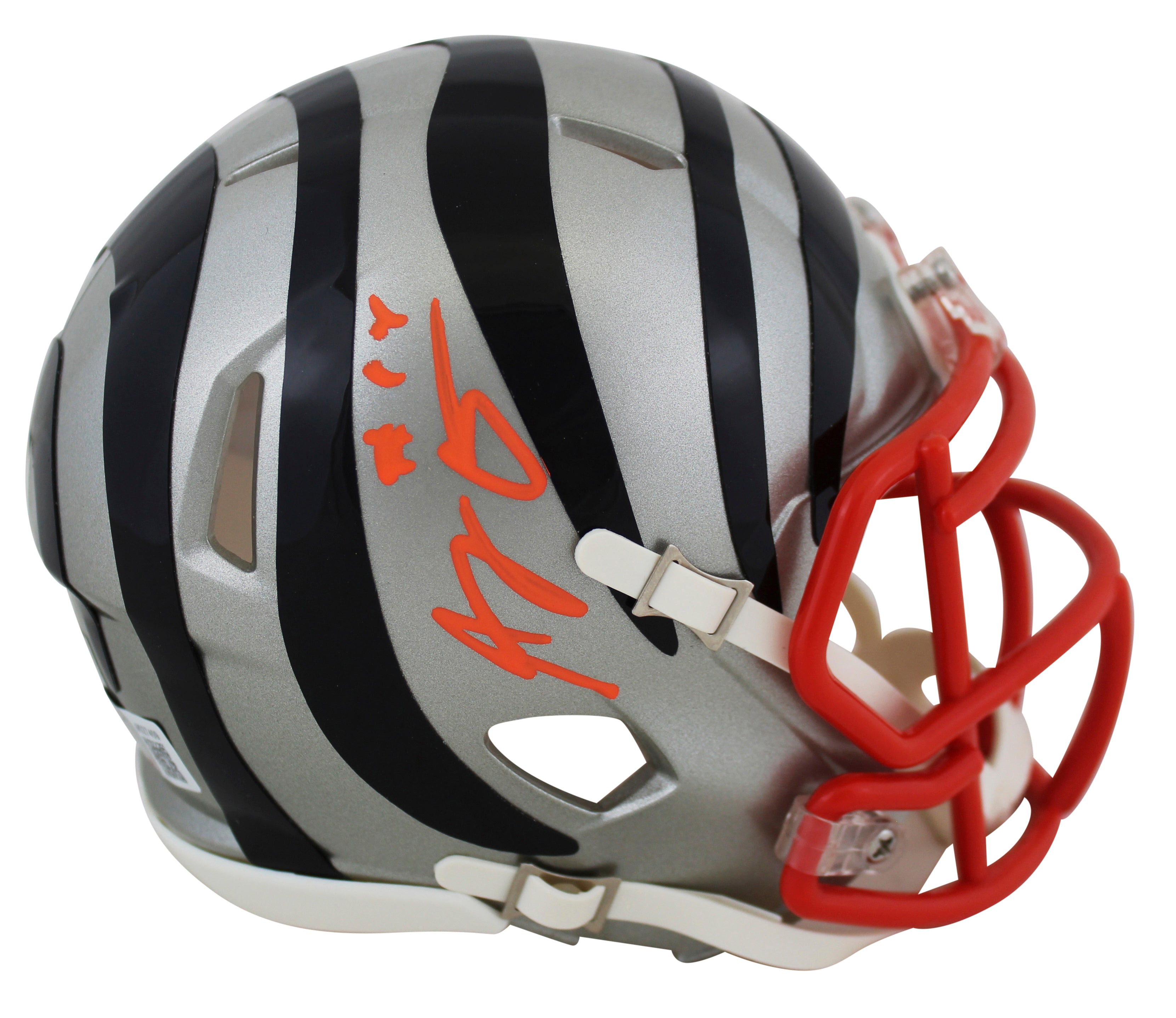 Bengals A.J. Green Authentic Signed Flash Speed Mini Helmet BAS Witnessed