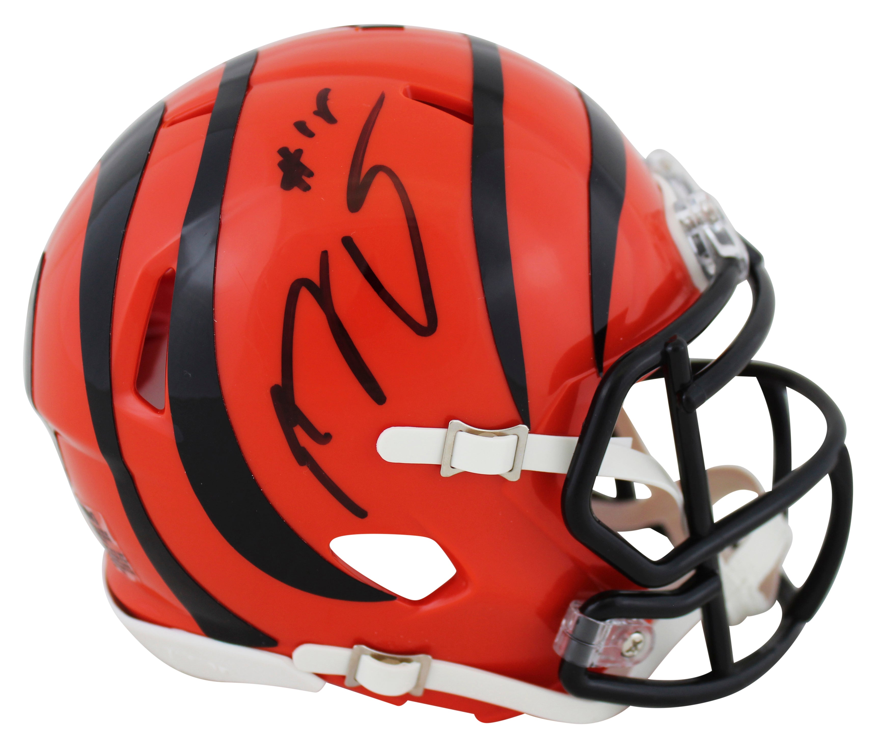 Bengals A.J. Green Authentic Signed Speed Mini Helmet Autographed BAS Witnessed