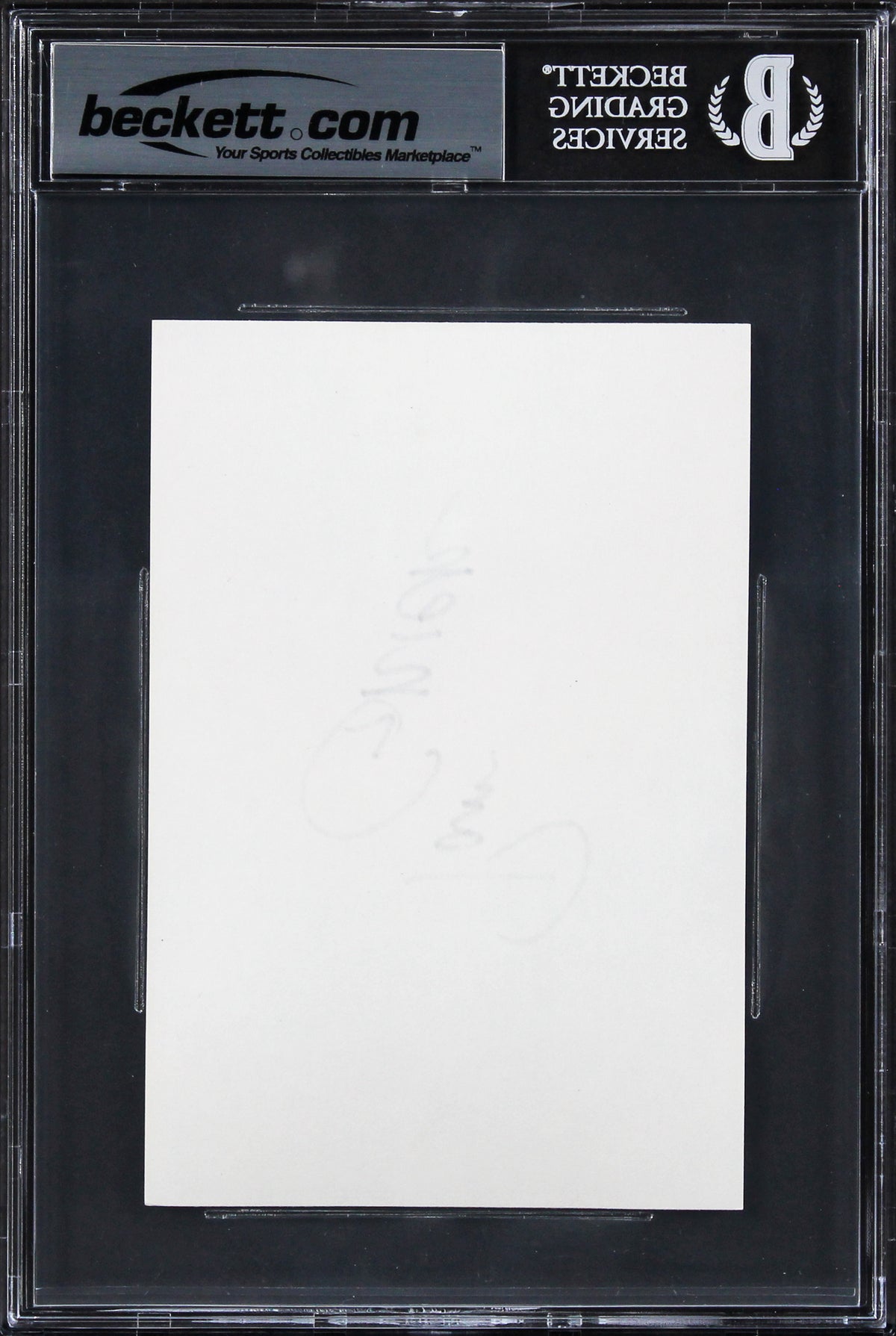 Pam Grier Jackie Brown Authentic Signed 4x6 Index Card BAS Slabbed