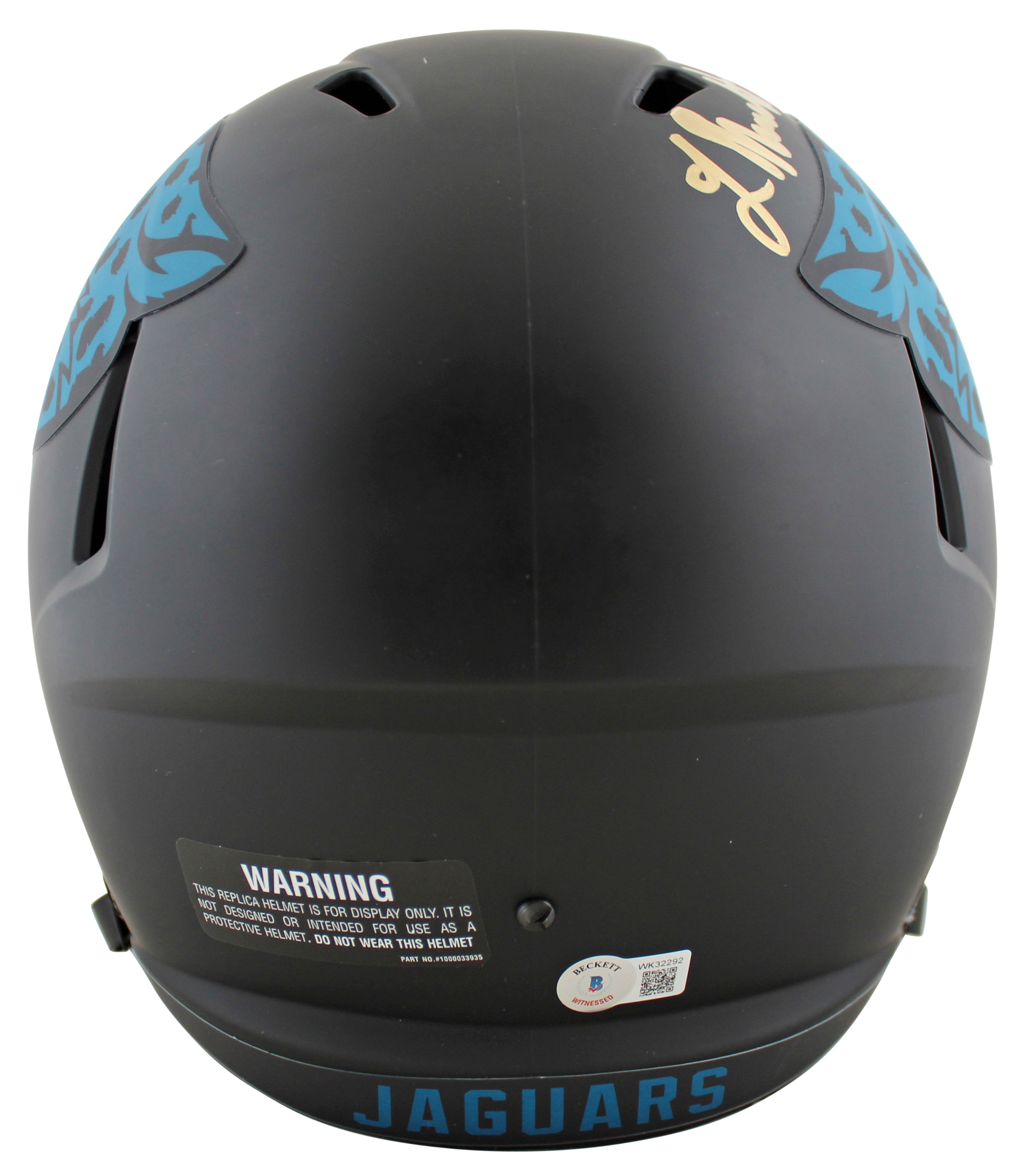 Jaguars Laviska Shenault Jr. Signed Eclipse Full Size Speed Rep Helmet BAS Wit