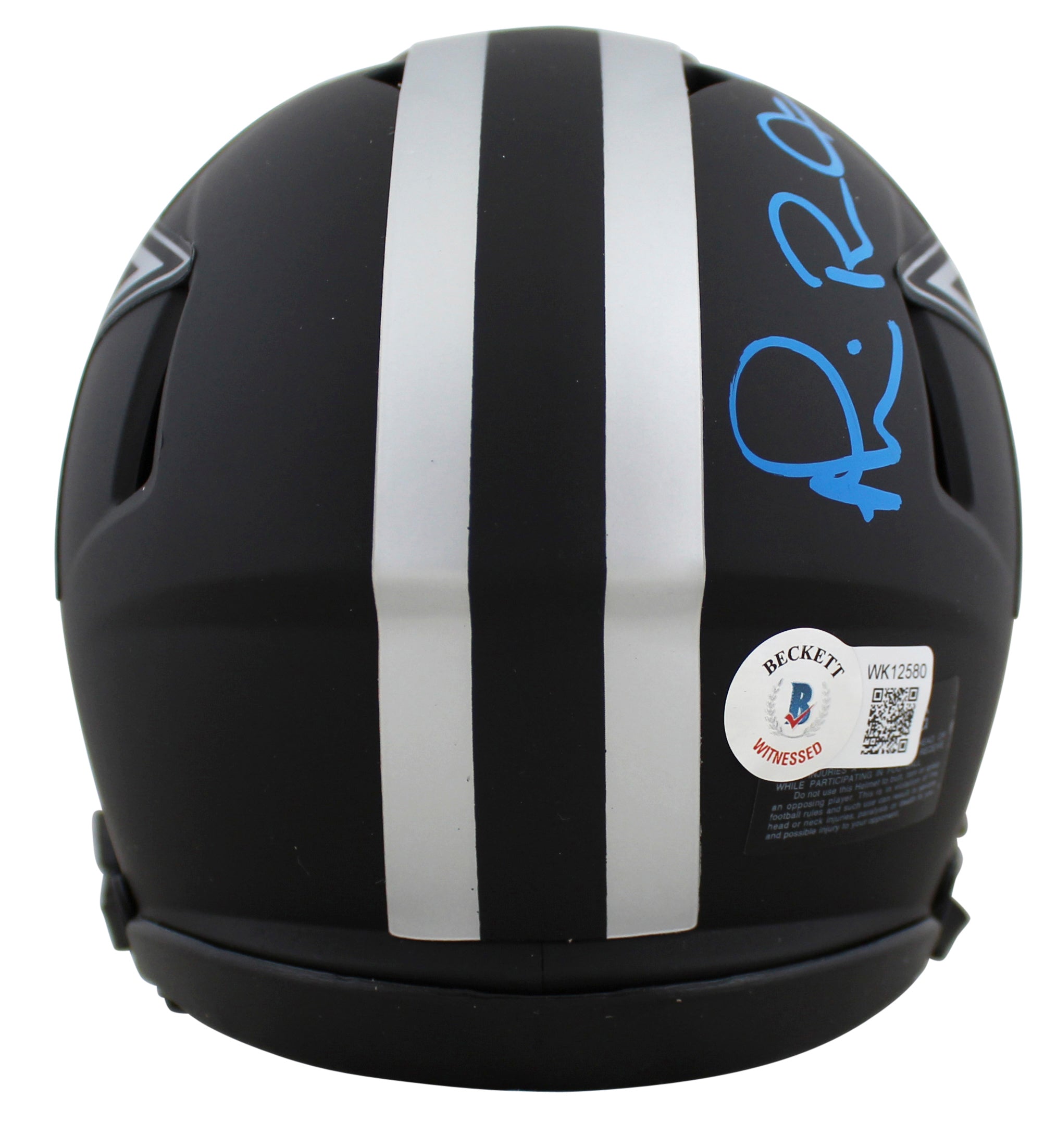 Cowboys Michael Irvin Authentic Signed Eclipse Speed Mini Helmet Autographed BAS