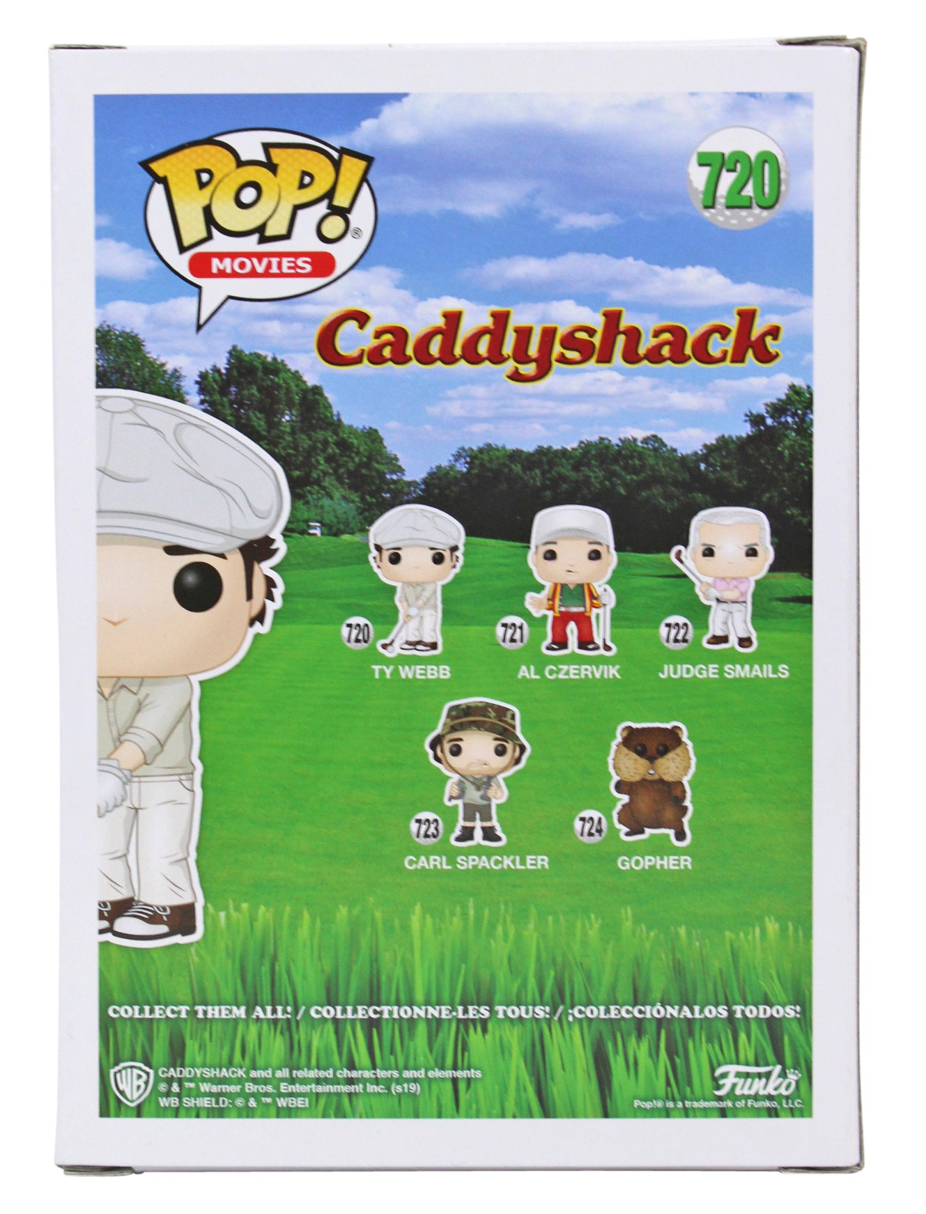 Chevy Chase Caddyshack "Ty!" Signed #720 Funko Pop Vinyl Figure BAS #P94309