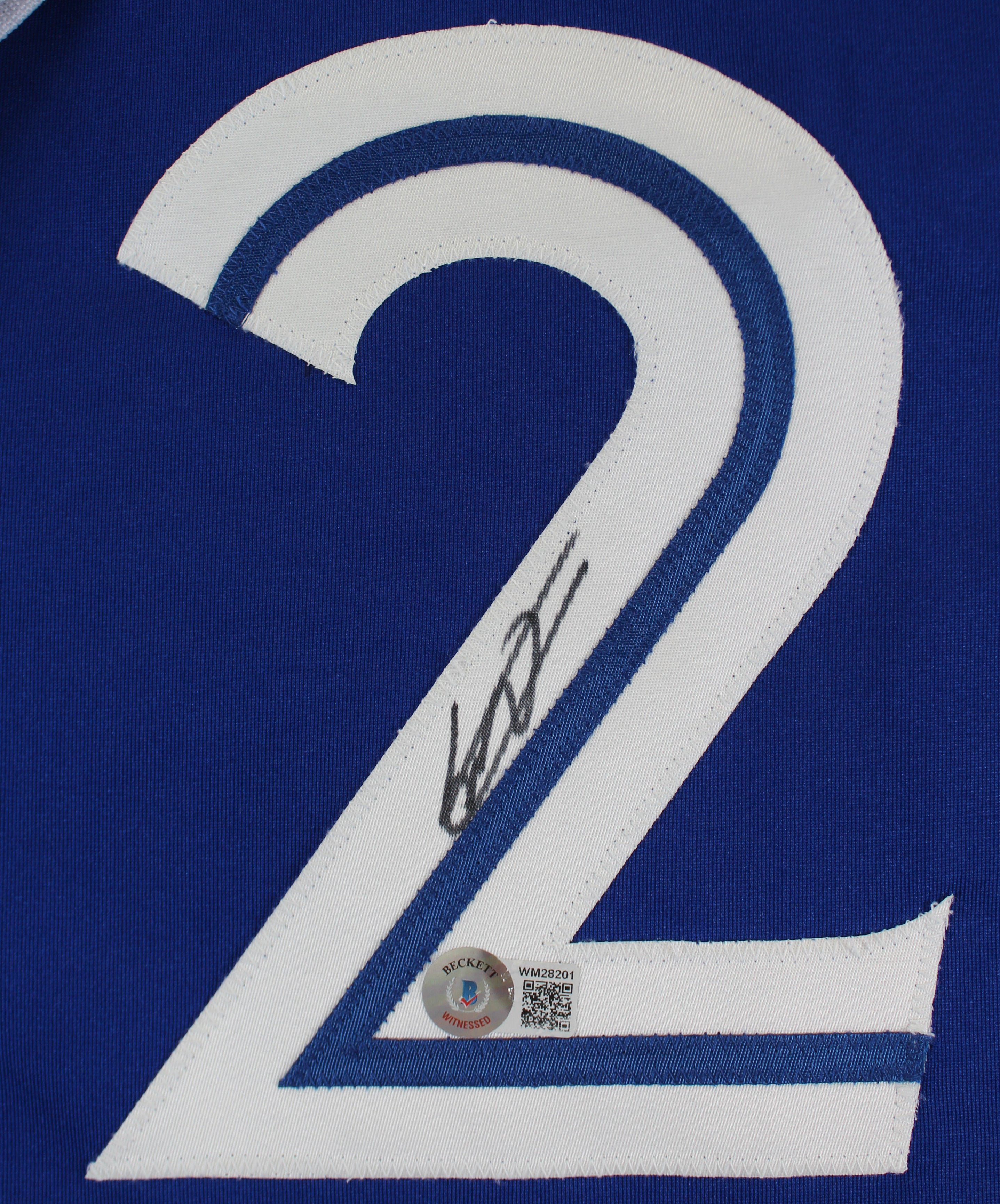 Vladimir Guerrero Jr. Authentic Signed Blue Pro Style Jersey BAS Witnessed