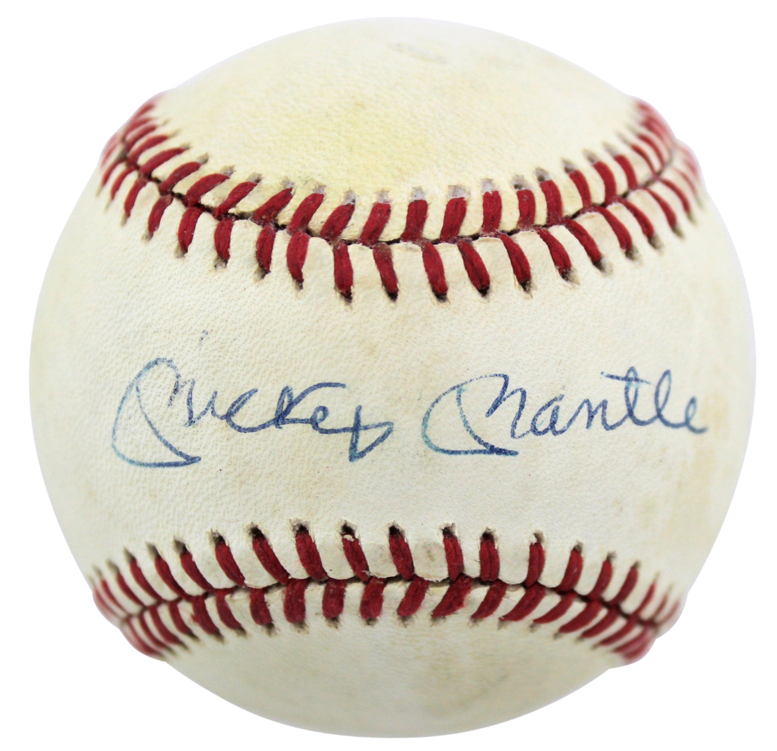 Yankees Mickey Mantle Signed Authentic Oal Baseball Autograph PSA/DNA #S02152