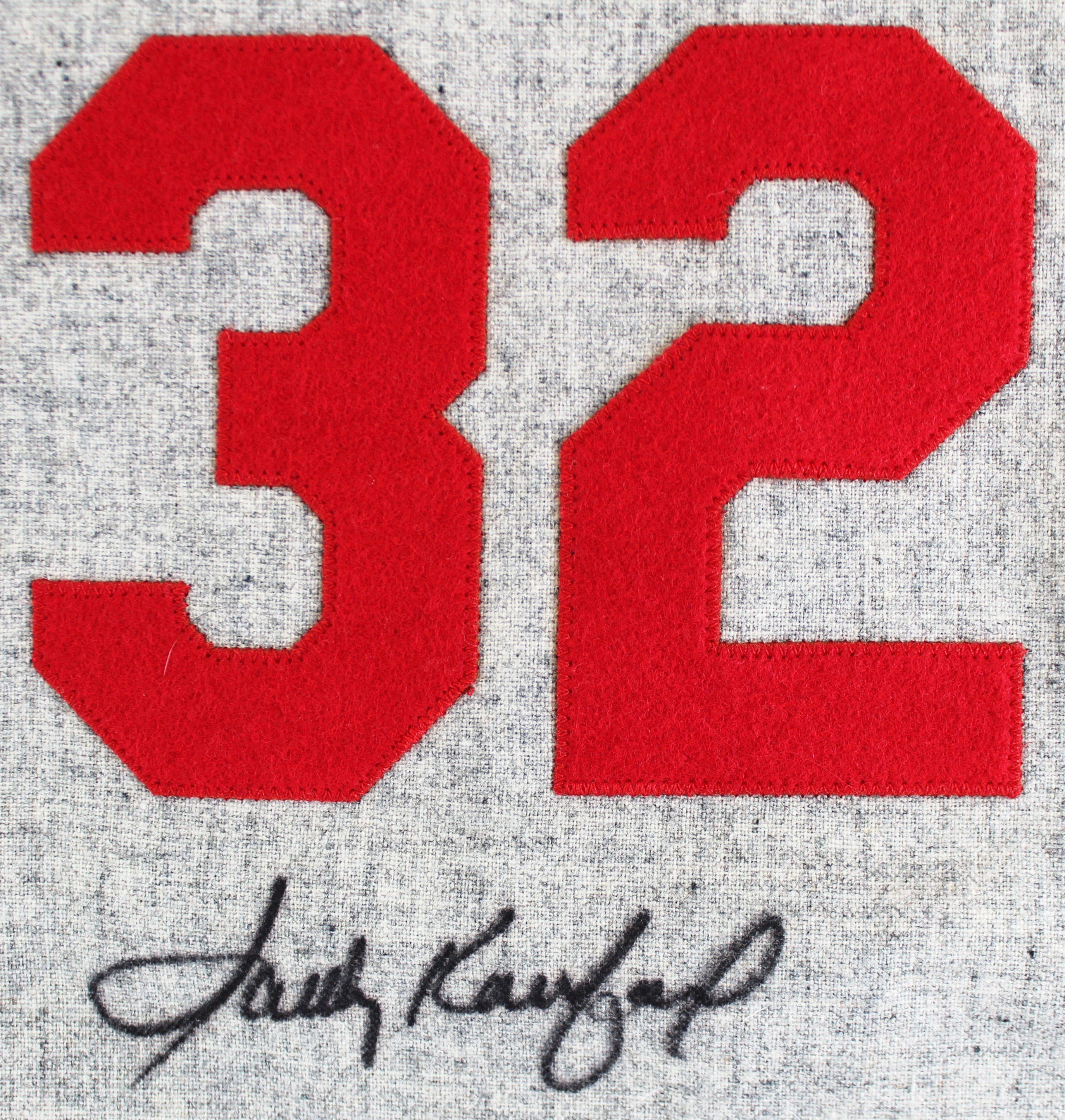 Dodgers Sandy Koufax Signed Grey Mitchell & Ness Jersey Auto Graded 9! BAS & MLB