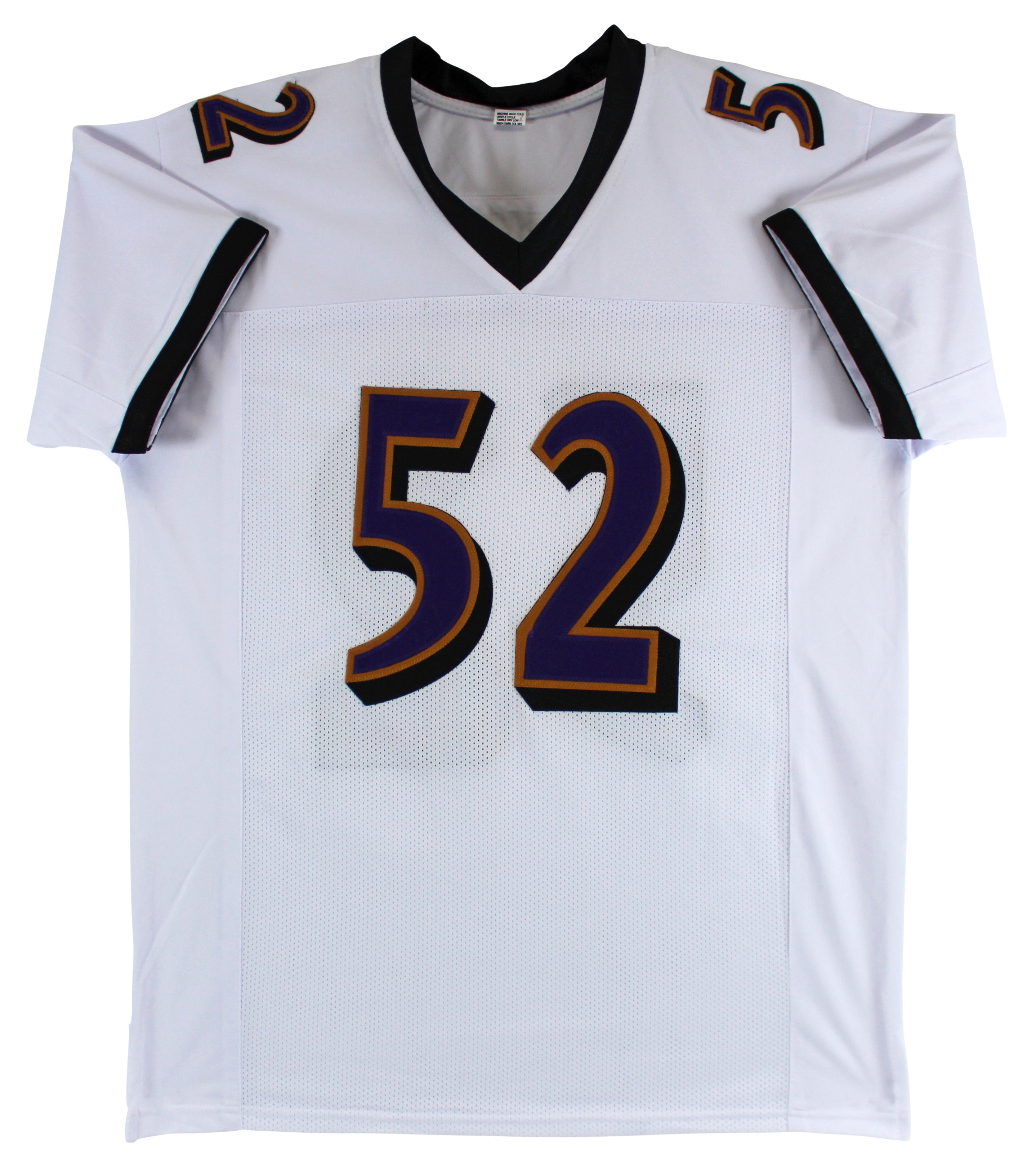 Ray Lewis Authentic Signed White Pro Style Jersey Autographed PSA/BAS Witnessed