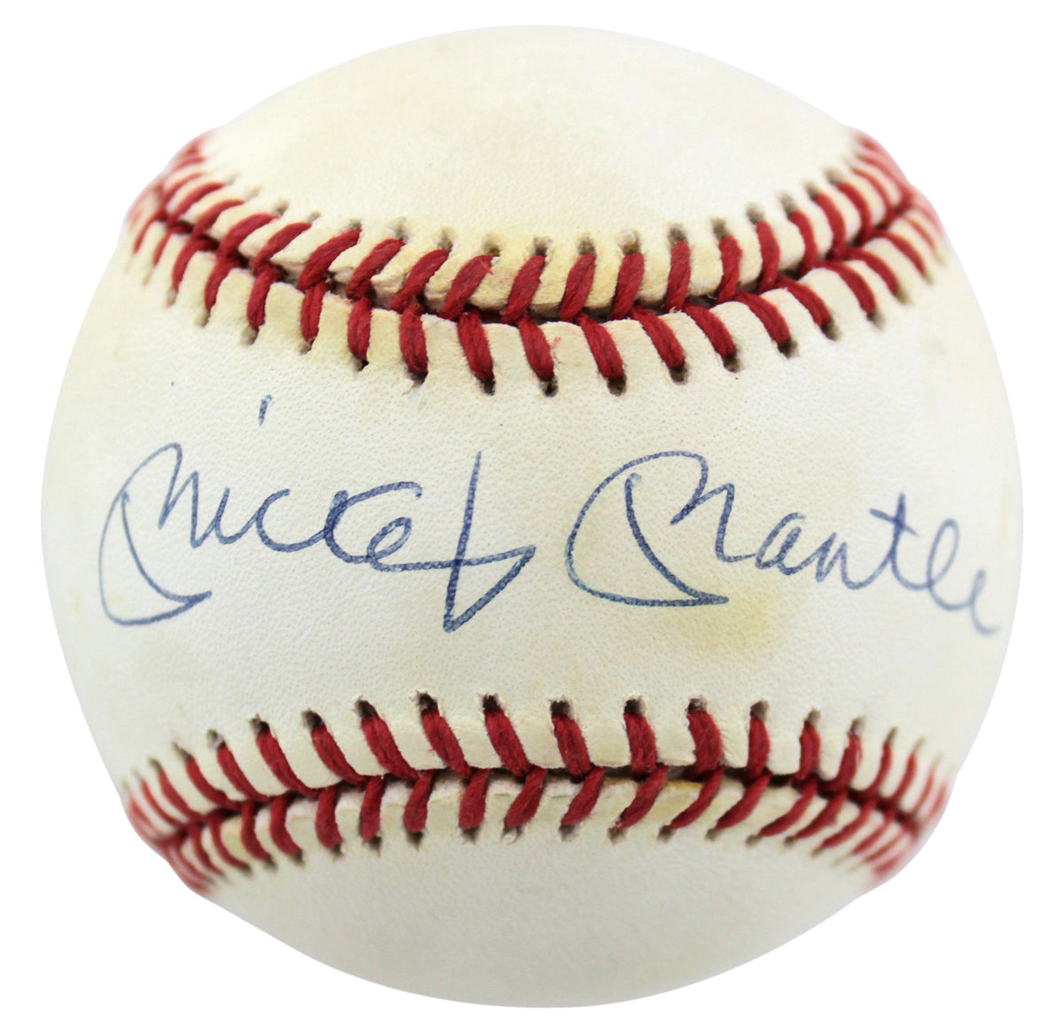 Yankees Mickey Mantle Signed Authentic Oal Baseball UDA #Aub30568