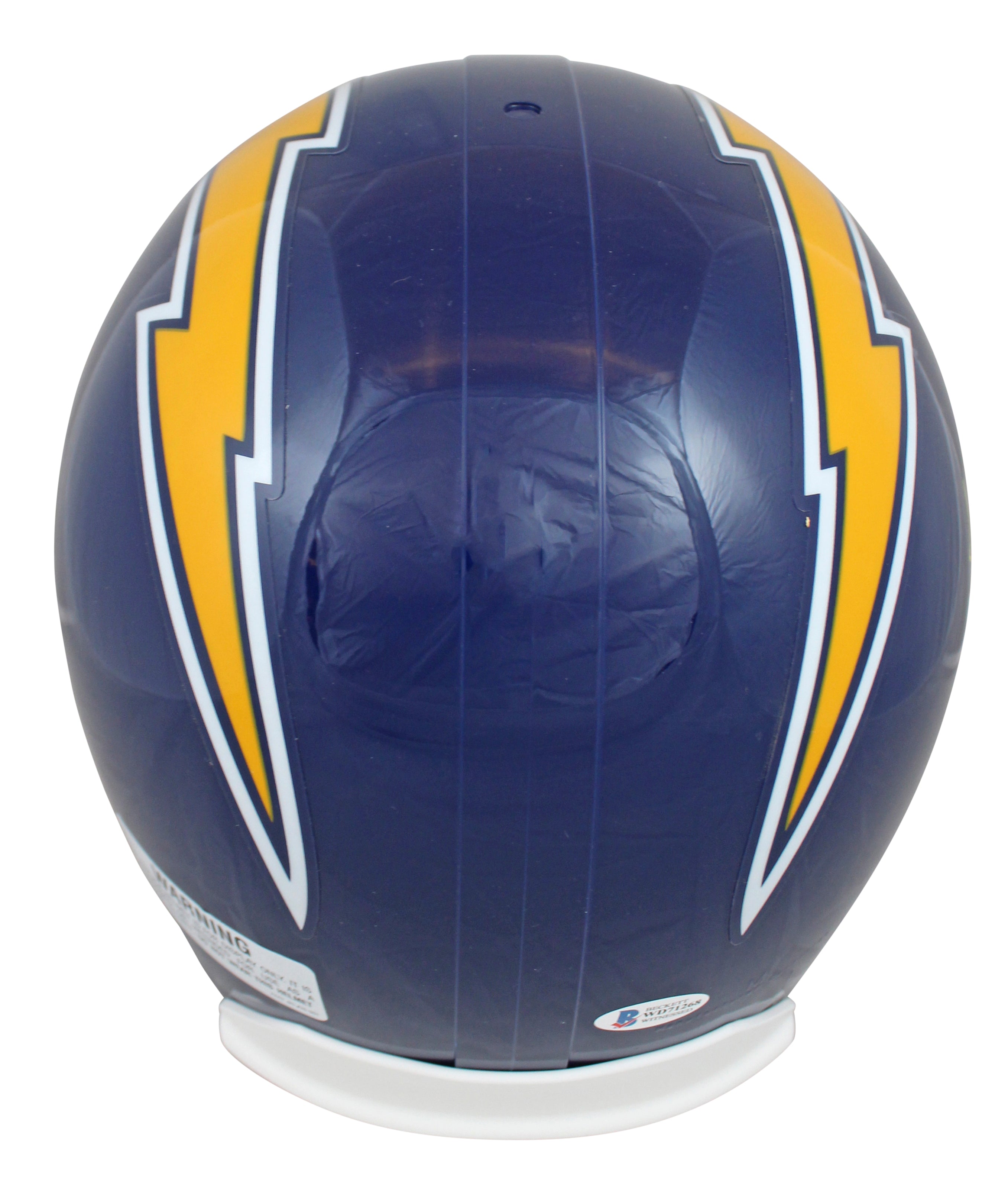 Chargers Kellen Winslow "HOF 95" Signed 74-87 Throwback Full Size Rep Helmet BAS