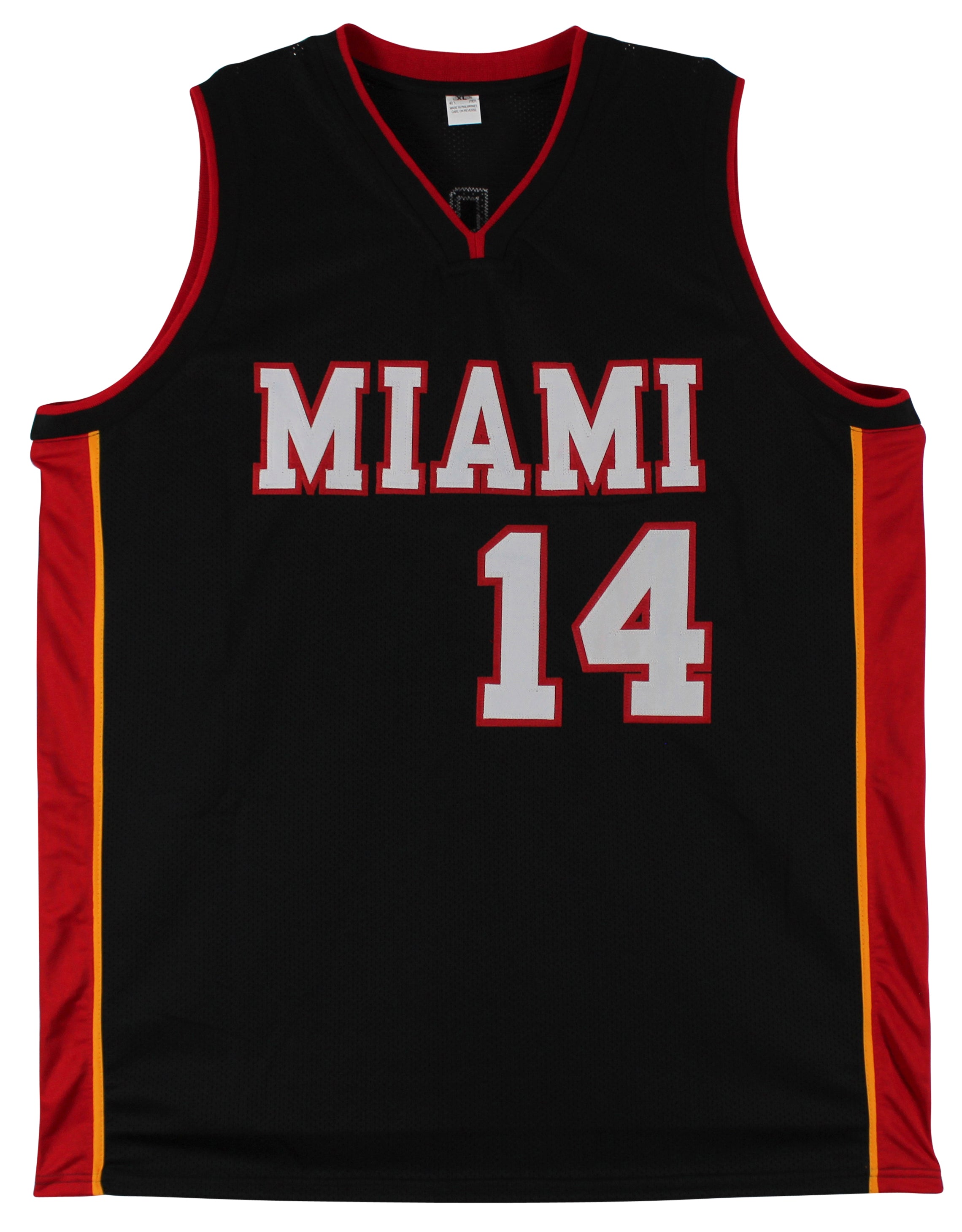 Tyler Herro Authentic Signed Black Pro Style Jersey Autographed JSA 2