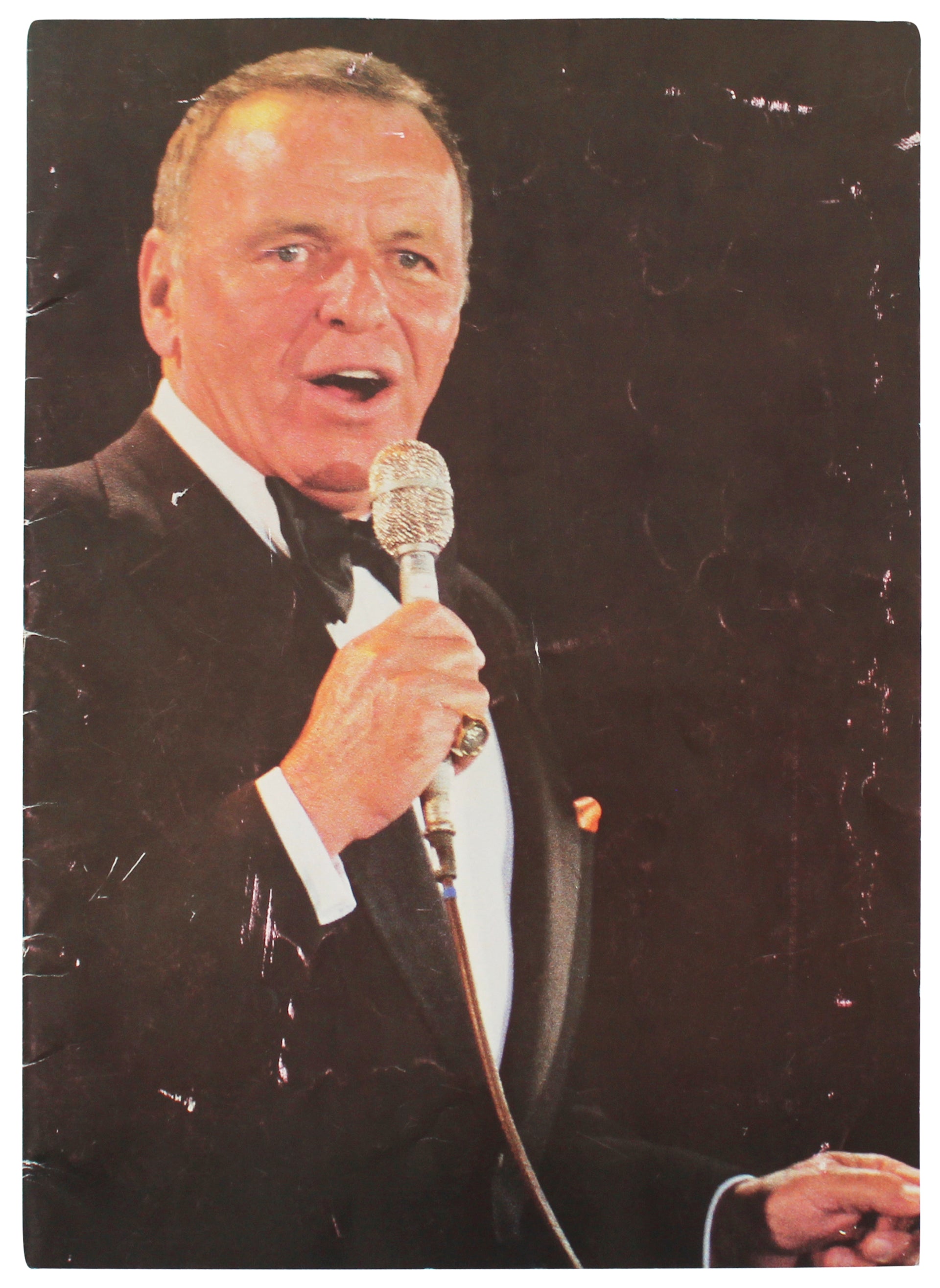 Frank Sinatra Signed 10x14 1978 Man Of The Hour Tour Program BAS #AD40630