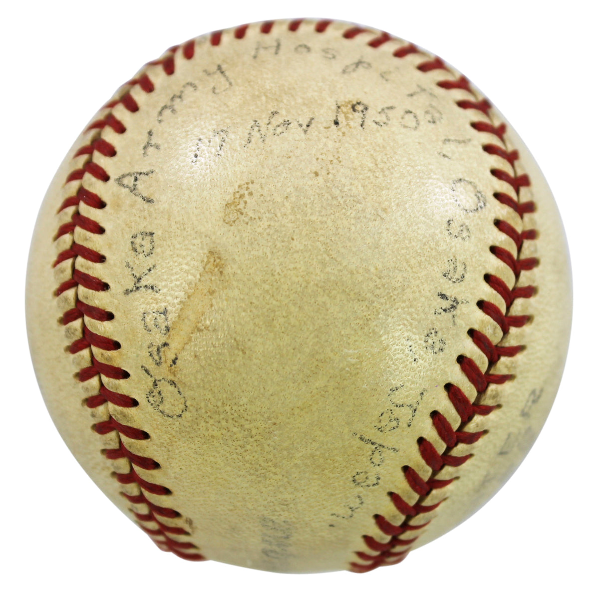 Yankees Joe DiMaggio Authentic Signed Official Reach Baseball BAS #A86806