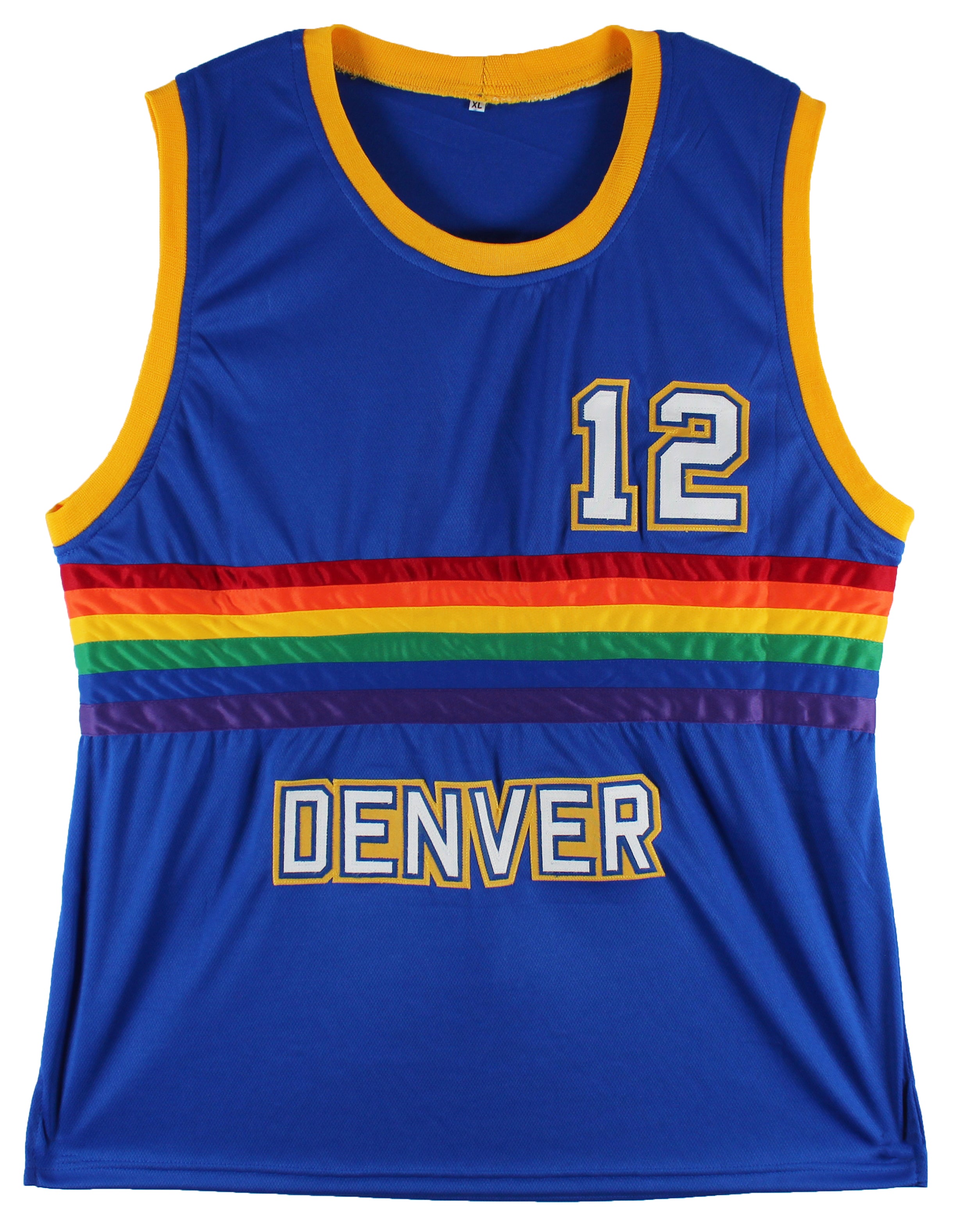 Fat Lever Authentic Signed Blue Pro Style Jersey Autographed BAS Witnessed
