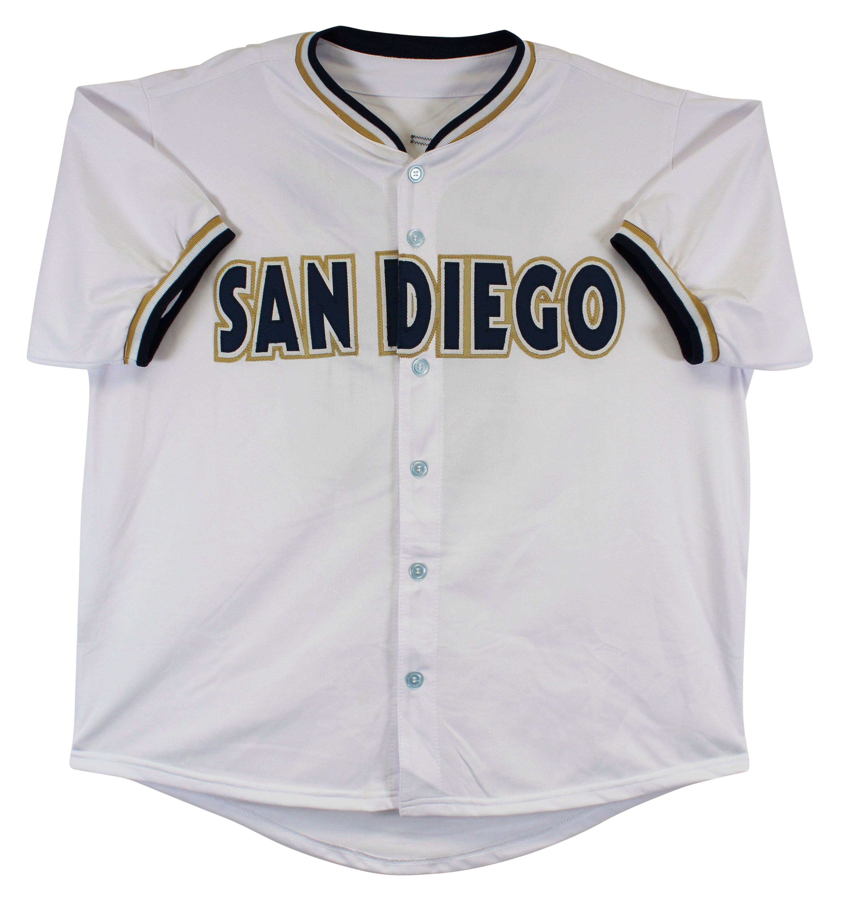 Trevor Hoffman Authentic Signed White Pro Style Jersey BAS Witnessed