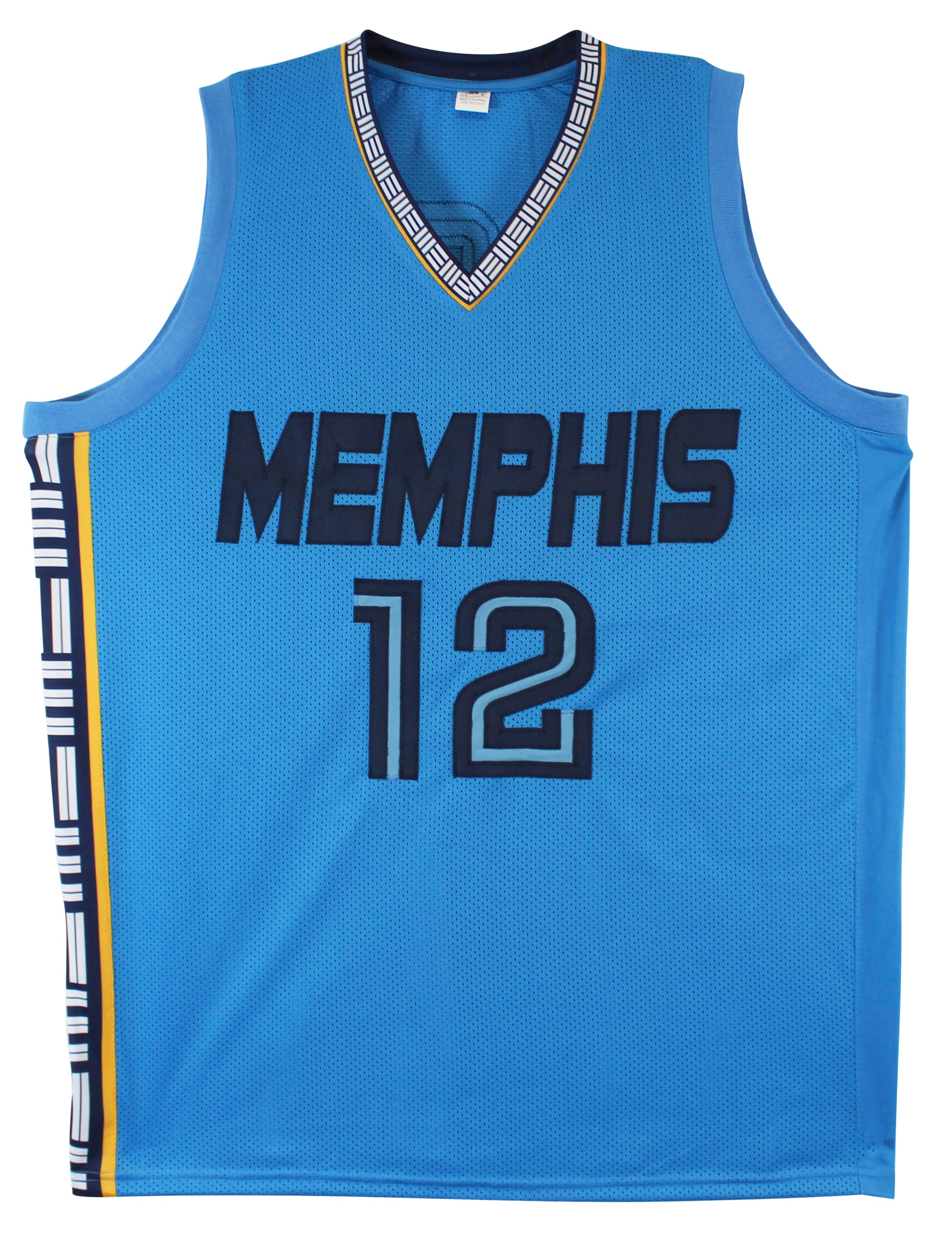 Ja Morant Authentic Signed Light Blue Pro Style Jersey Autographed BAS