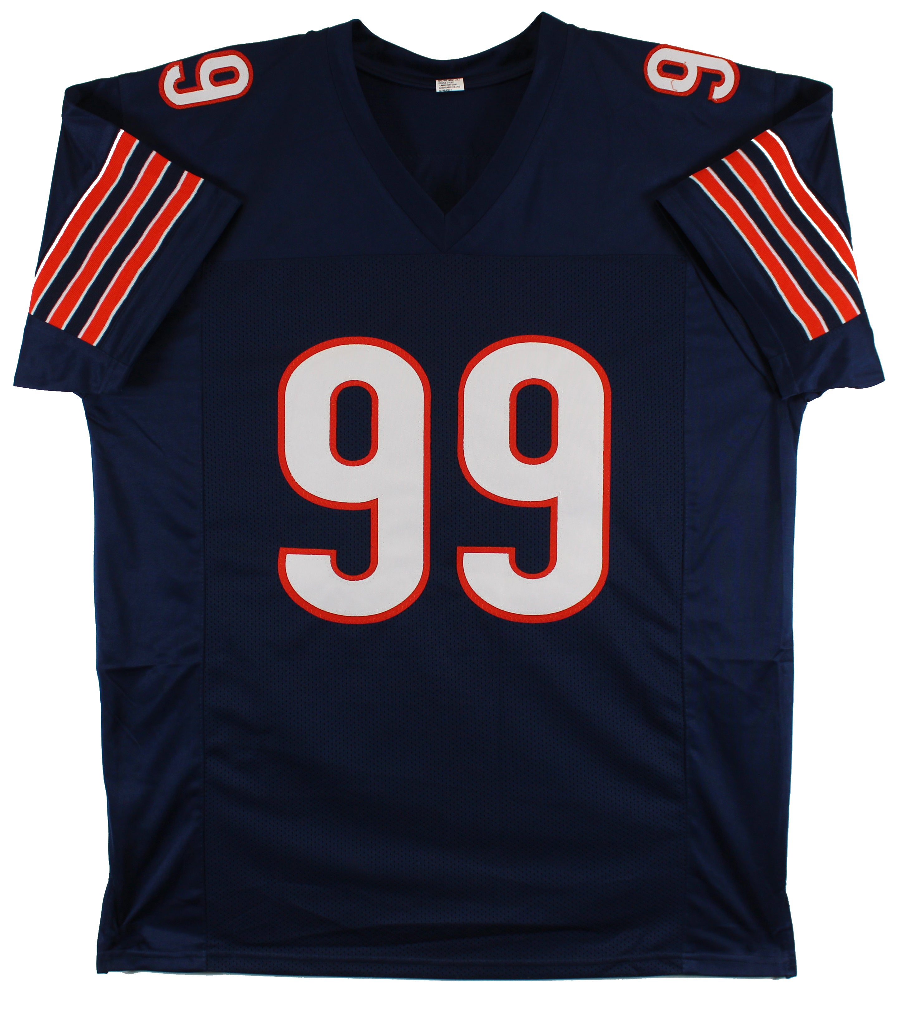 Dan Hampton "HOF 02" Authentic Signed Navy Blue Pro Style Jersey BAS Witnessed