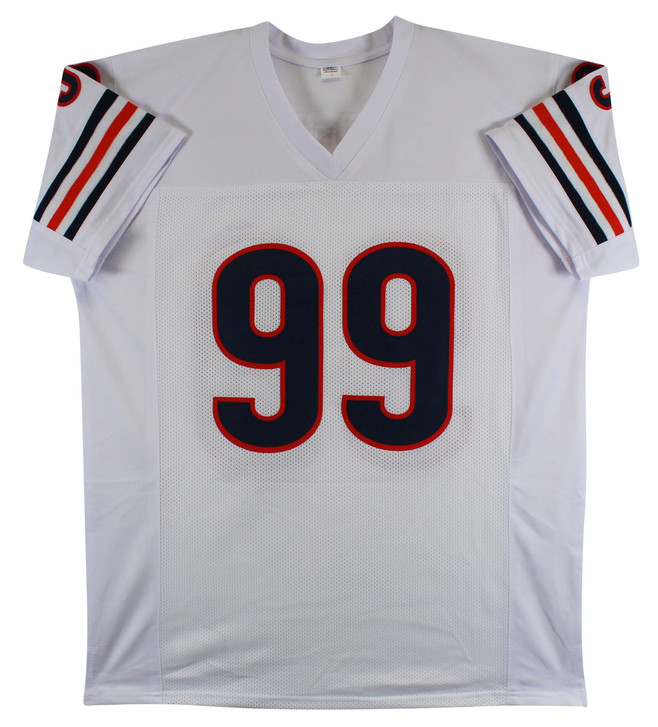 Dan Hampton "HOF 02" Authentic Signed White Pro Style Jersey BAS Witnessed