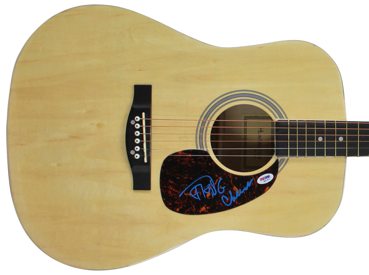 Cheech Marin & Tommy Chong Up in Smoke Signed Acoustic Guitar PSA/DNA #Q51372