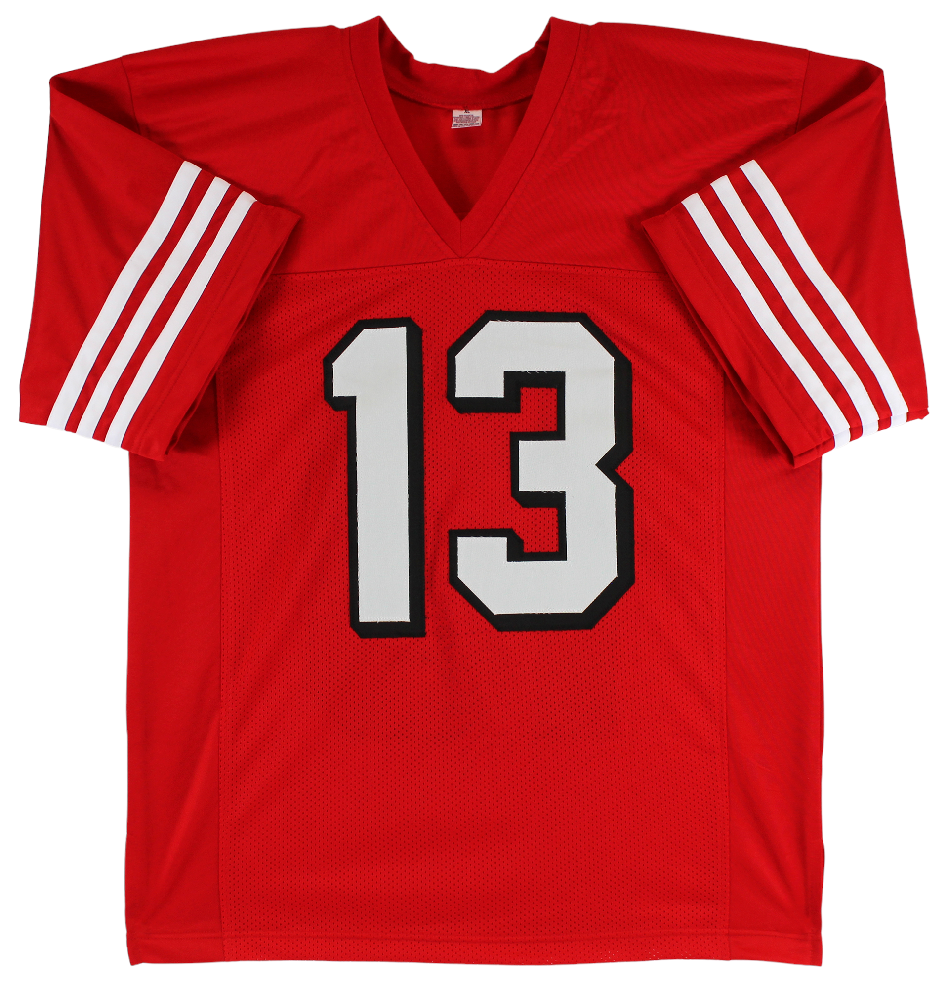 Brock Purdy Authentic Signed Red Pro Style Jersey w/ Drop Shadow BAS Witnessed