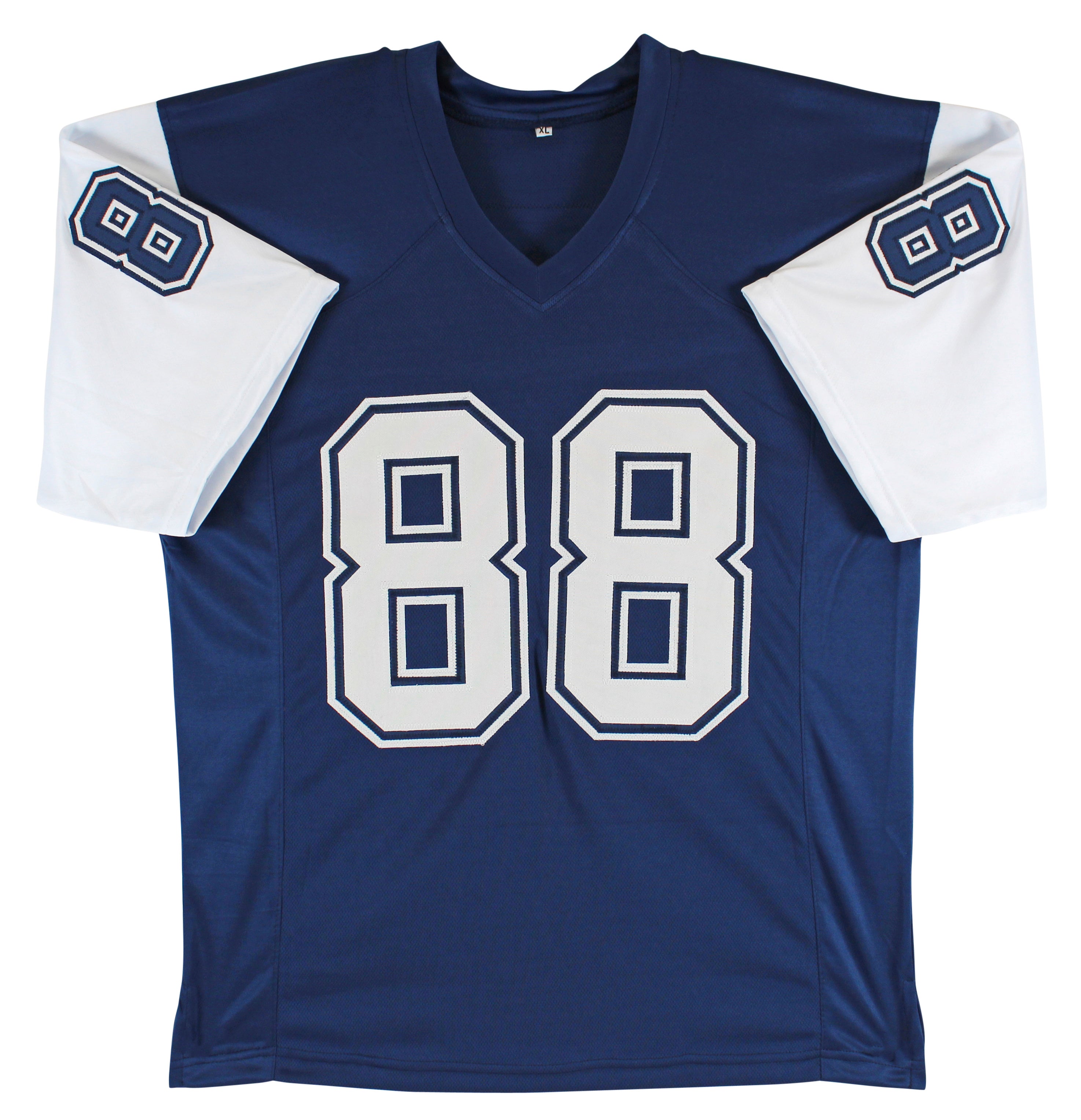 Michael Irvin Authentic Signed Navy Blue Pro Style Jersey Autographed BAS Wit