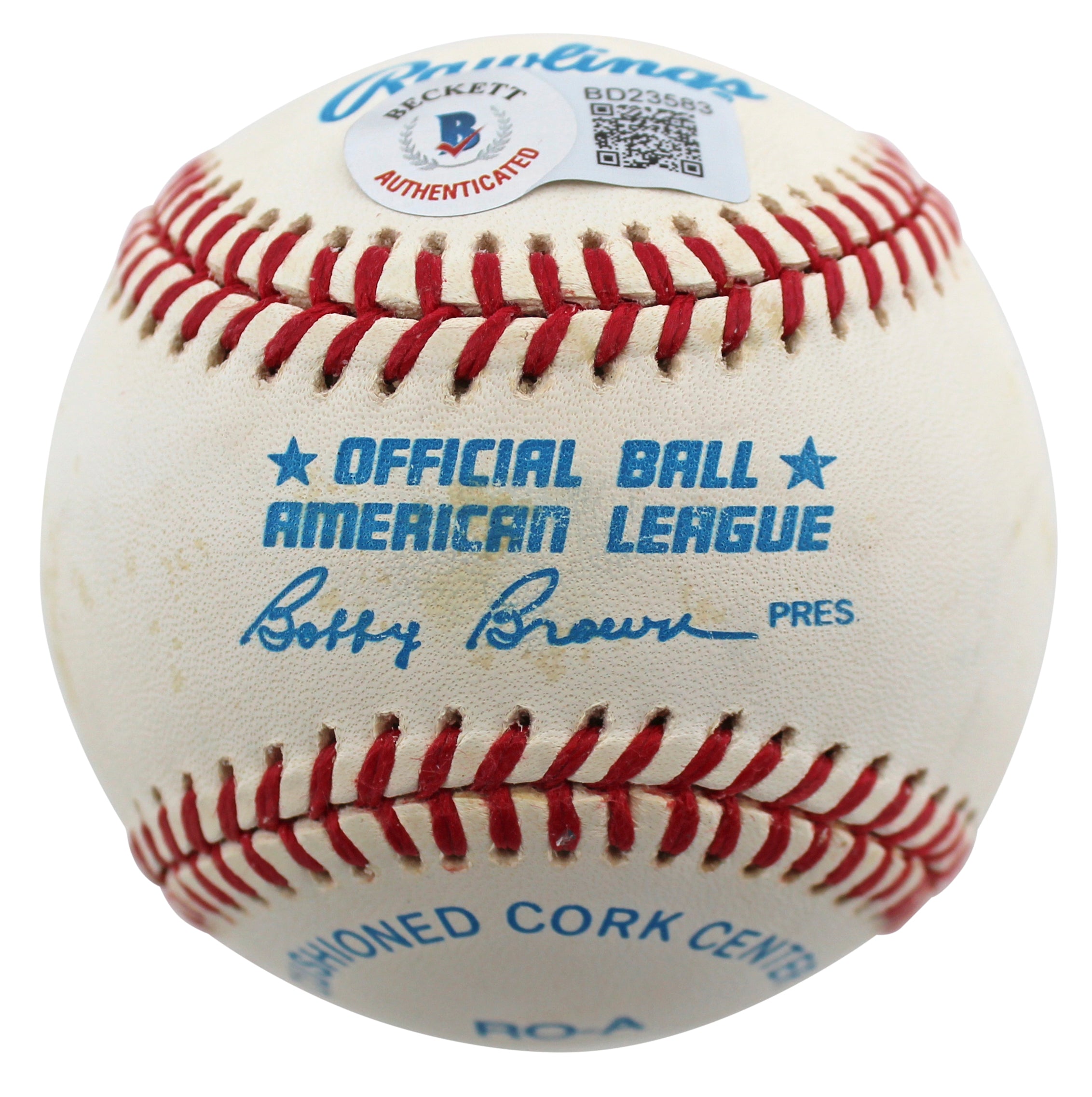 Twins Harmon Killebrew Authentic Signed Thumbprint Oal Baseball BAS #BD23583