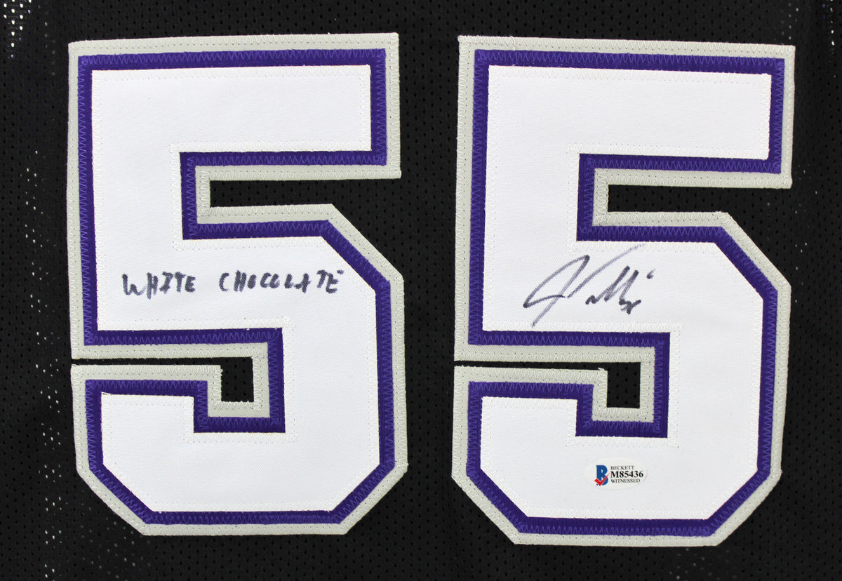 Jason Williams "White Chocolate" Authentic Signed Black Pro Style Jersey BAS
