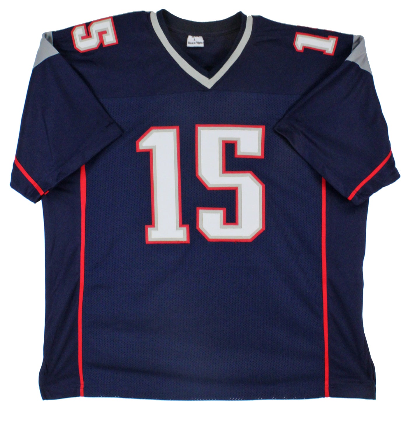 N'Keal Harry Authentic Signed Navy Blue Pro Style Jersey BAS Witnessed