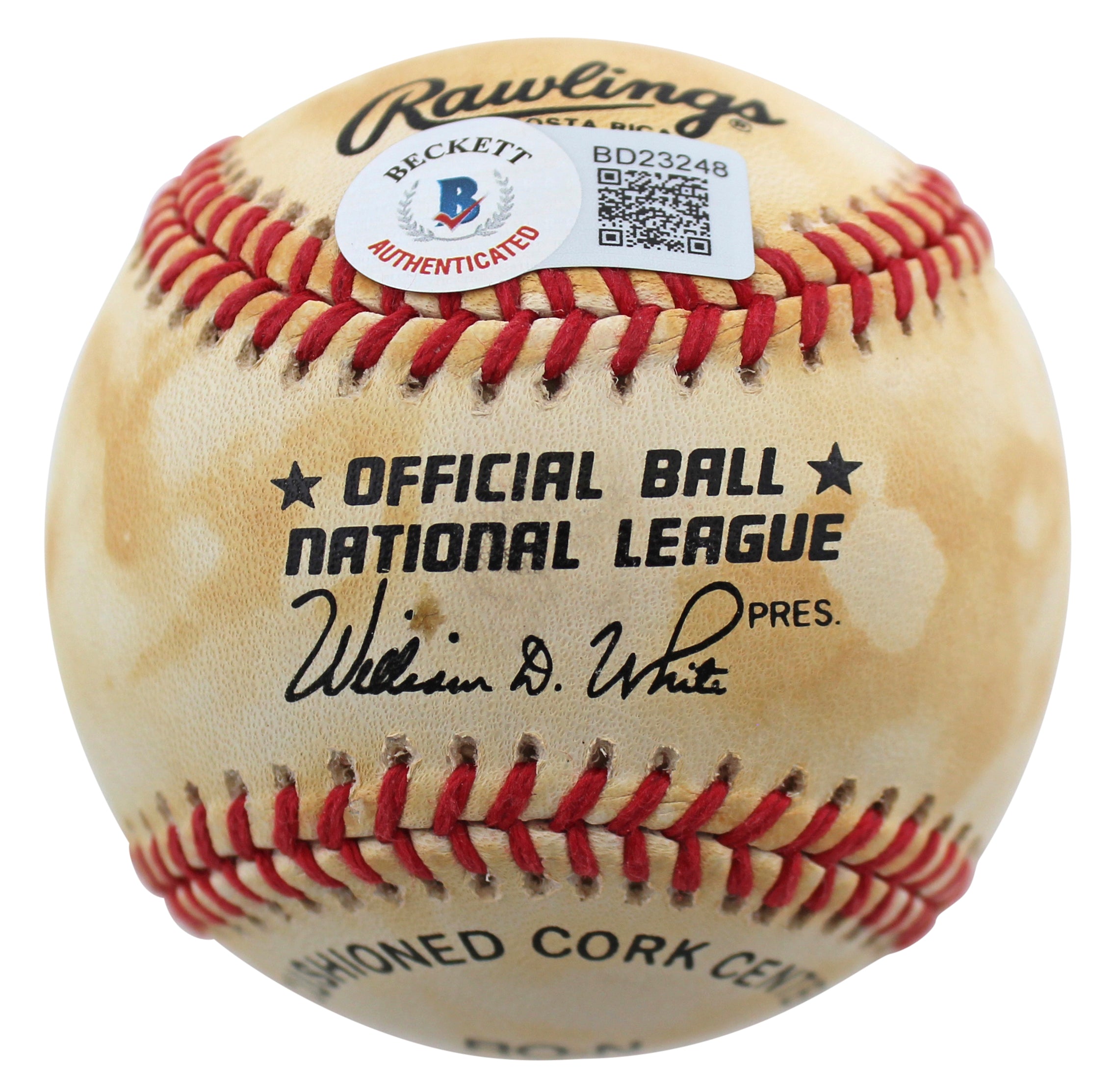 Phillies Steve Carlton Signed Thumbprint Onl Baseball LE #176/200 BAS #BD23248