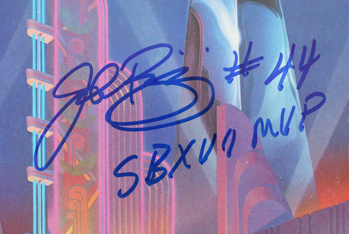 John Riggins "SB XVII MVP" Authentic Signed SB XVII Program BAS Witness #W099026