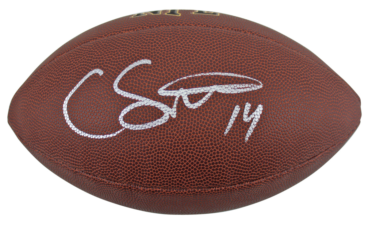 Broncos Courtland Sutton Signed Wilson Super Grip Nfl Football BAS or JSA
