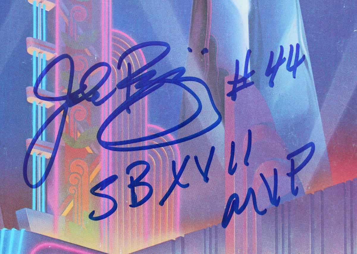 John Riggins "SB XVII MVP" Authentic Signed SB XVII Program BAS Witness #W099022