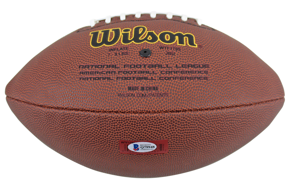Broncos Courtland Sutton Signed Wilson Super Grip Nfl Football BAS or JSA