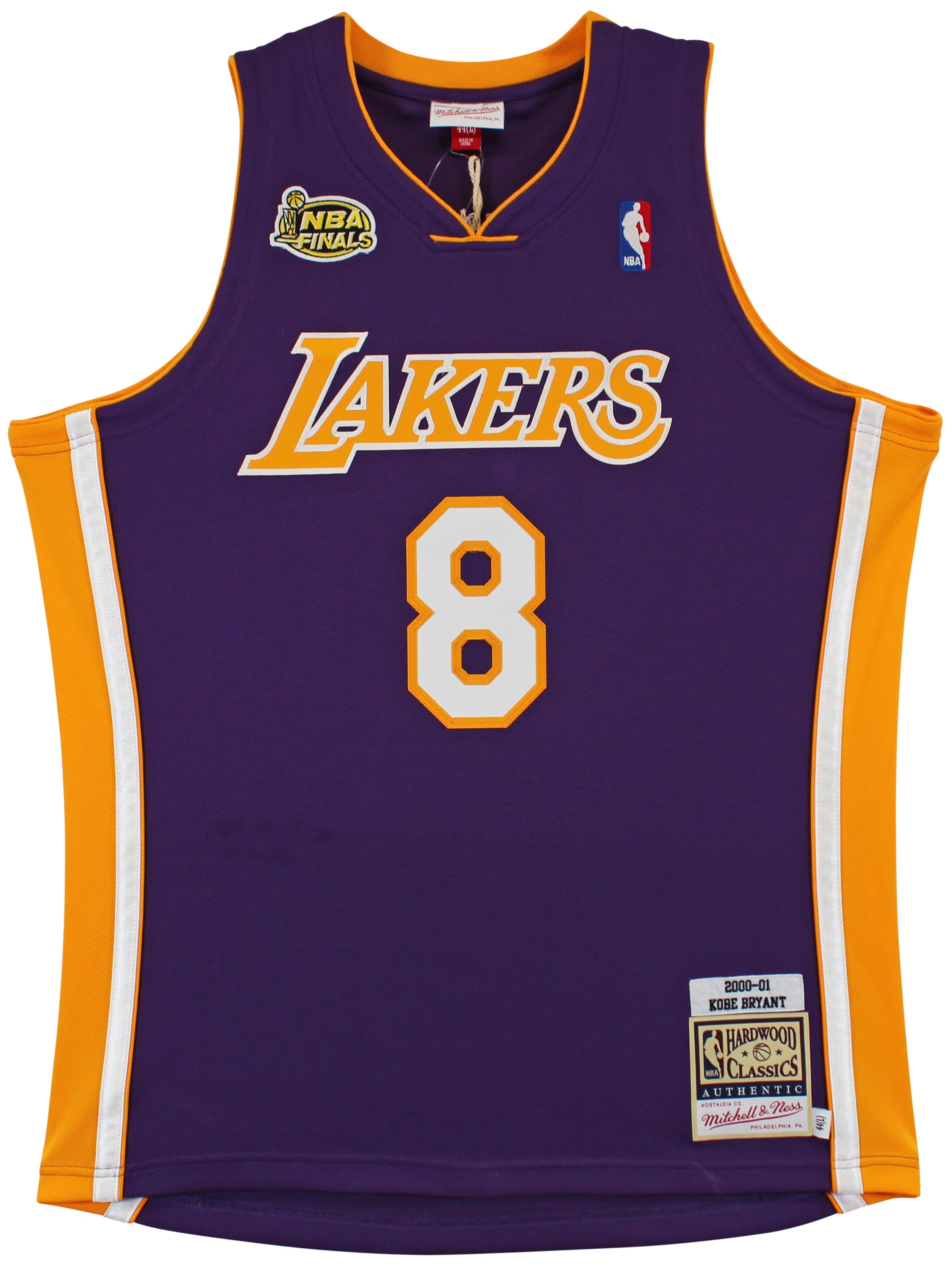 Lakers Kobe Bryant Signed Purple M&N 2000-01 HWC Authentic Jersey PSA #B11720