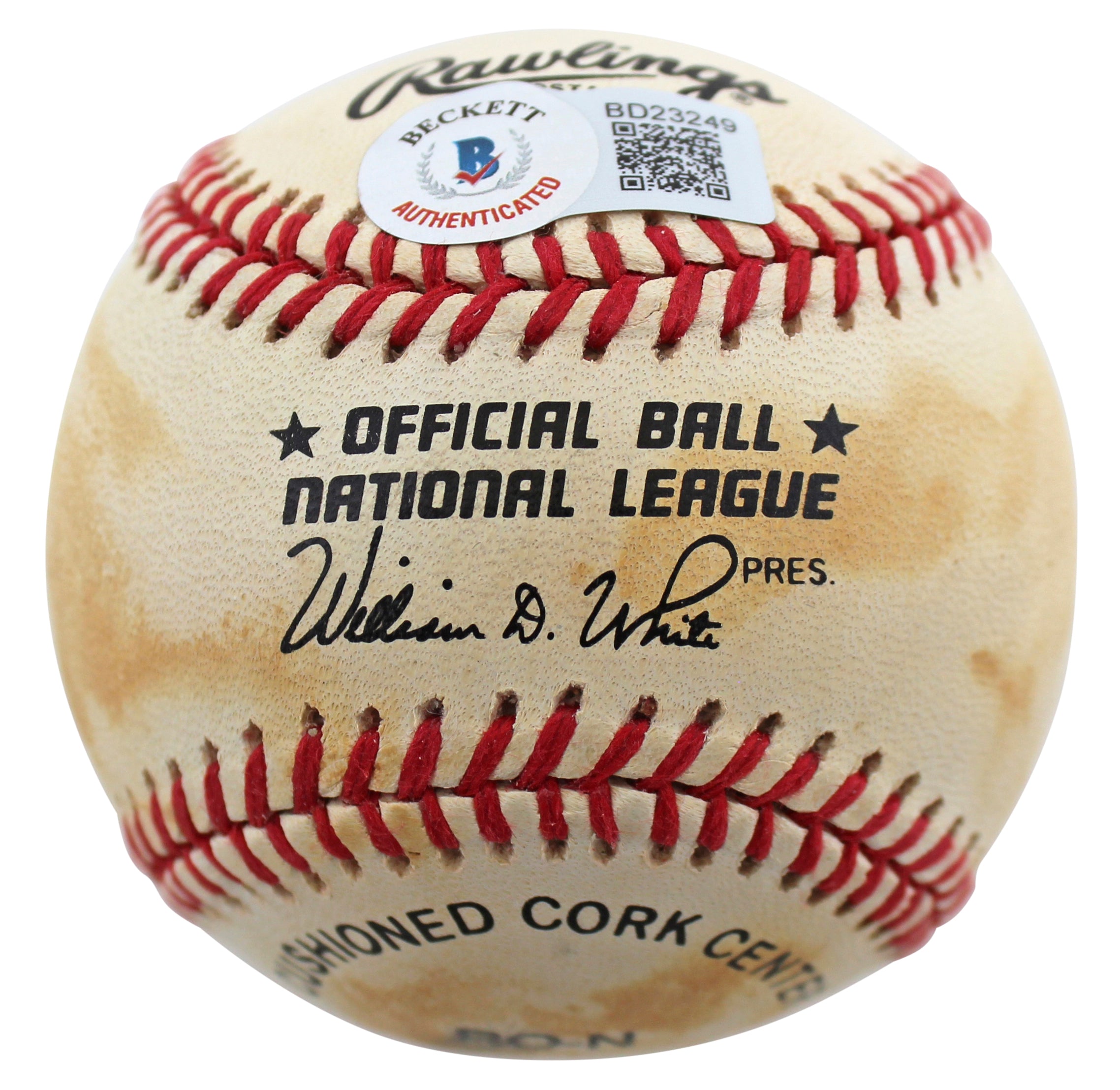 Phillies Steve Carlton Signed Thumbprint Onl Baseball LE #12/200 BAS #BD23249