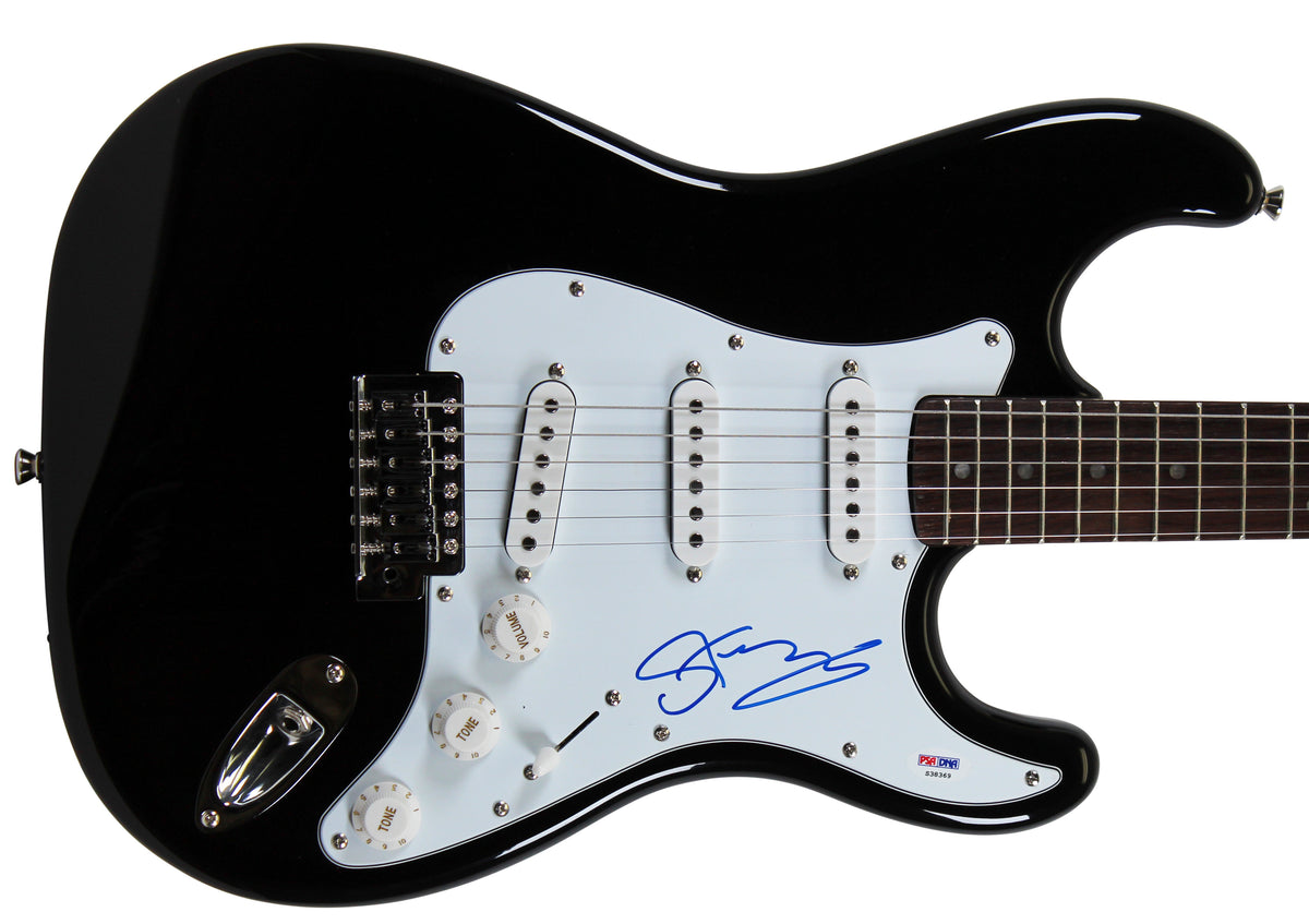 Sting The Police Signed Black Fender Starcaster Electric Guitar PSA/DNA #S38369
