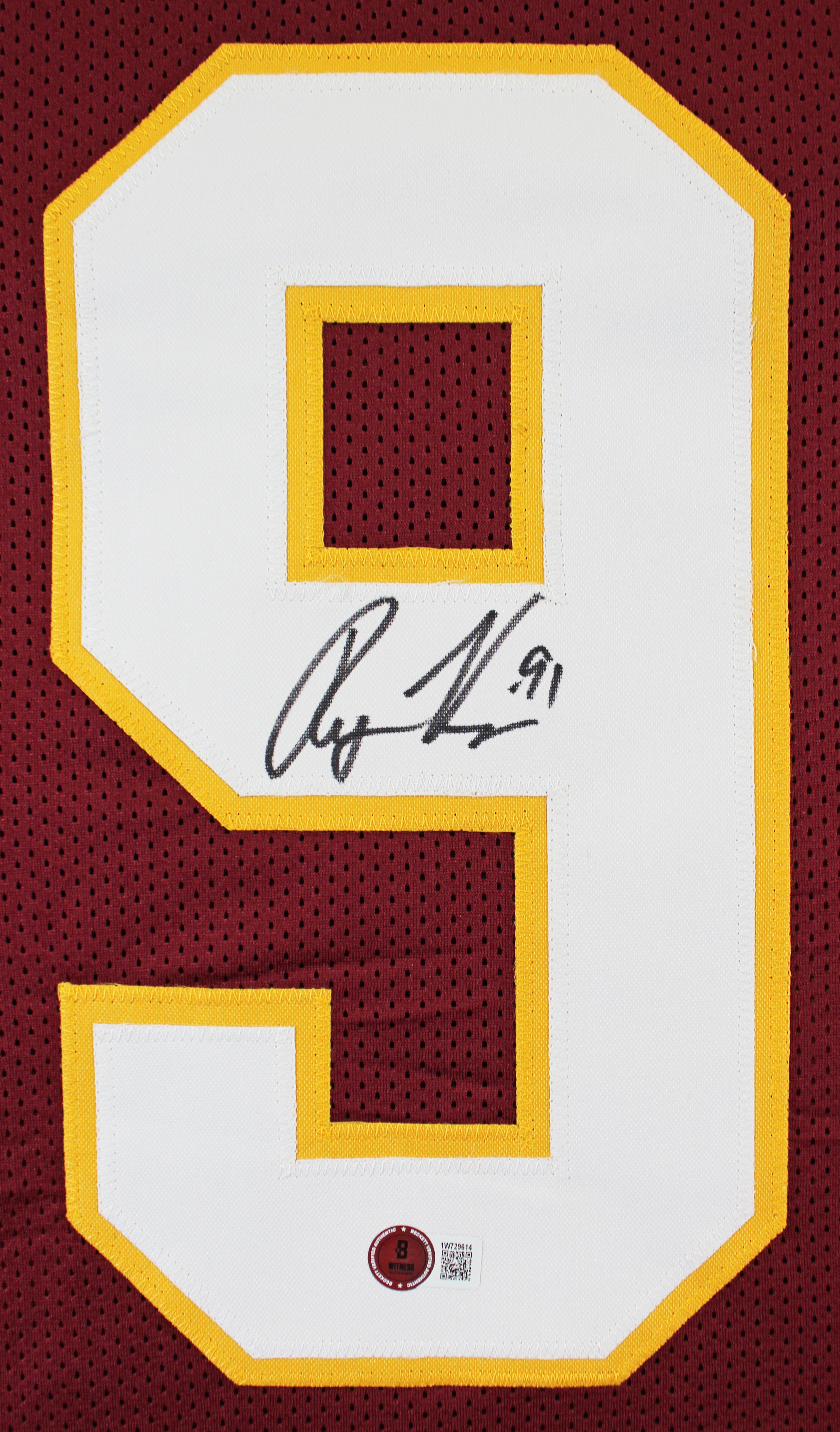 Ryan Kerrigan Authentic Signed Maroon Pro Style Jersey Autographed BAS Witnessed