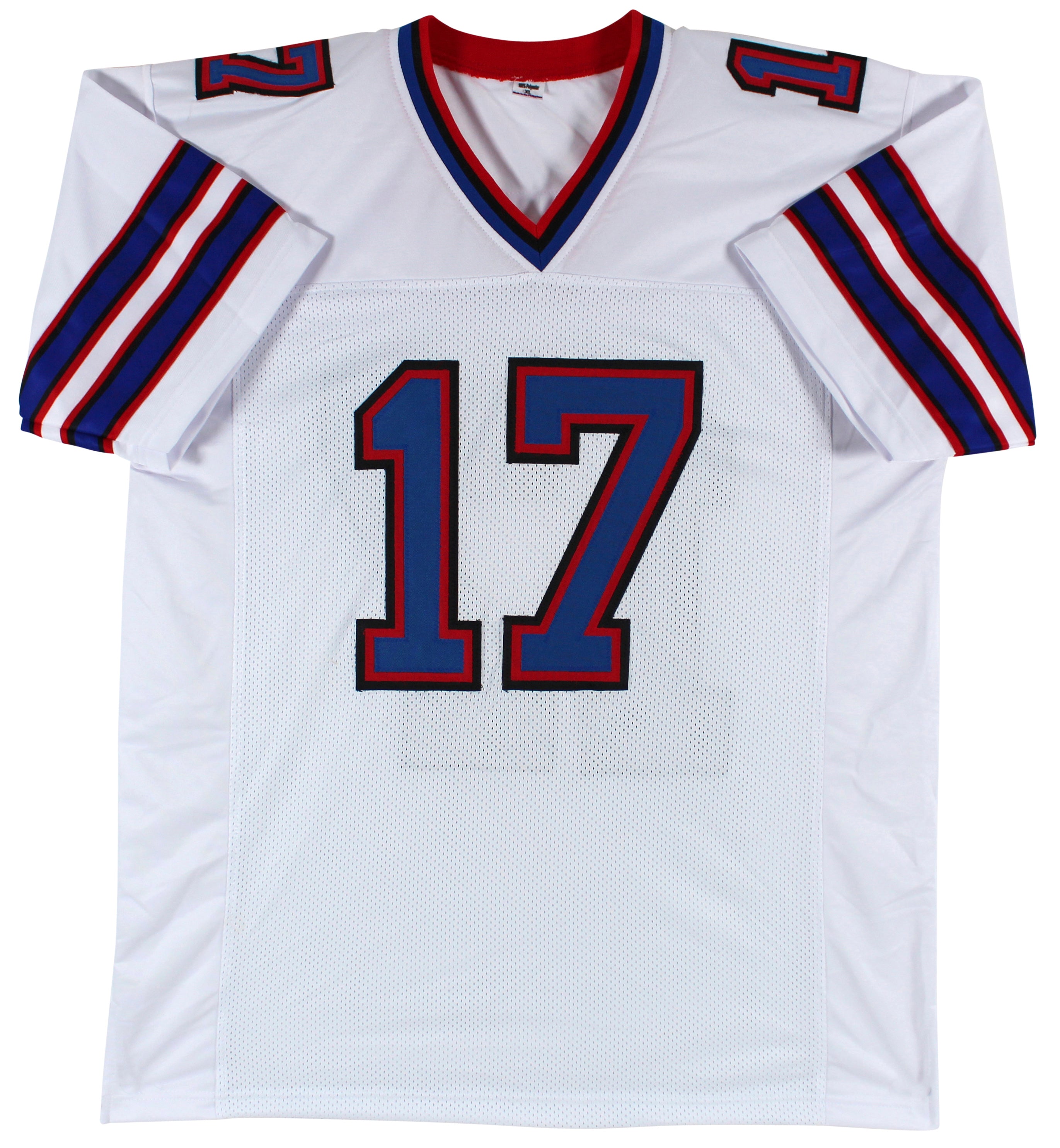 Josh Allen Authentic Signed White Pro Style Jersey BAS Witnessed #W505408