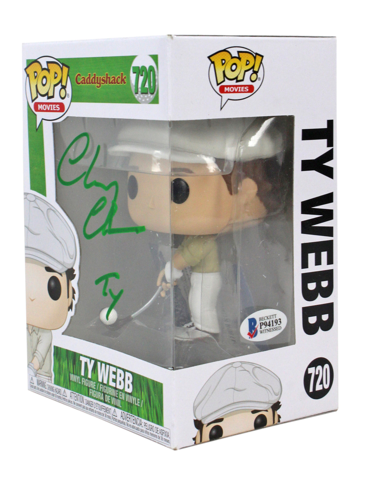 Chevy Chase Caddyshack "Ty" Signed #720 Funko Pop Vinyl Figure BAS #P94193