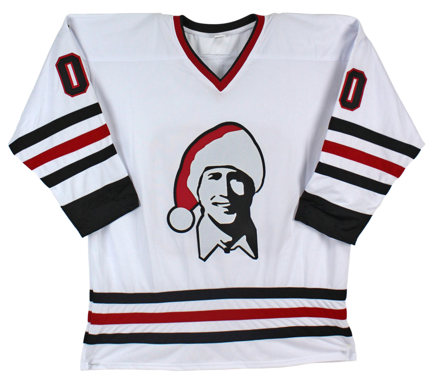 Chevy "C.G" Ty Chase Christmas Vacation Signed Santa Clark Jersey BAS Wit