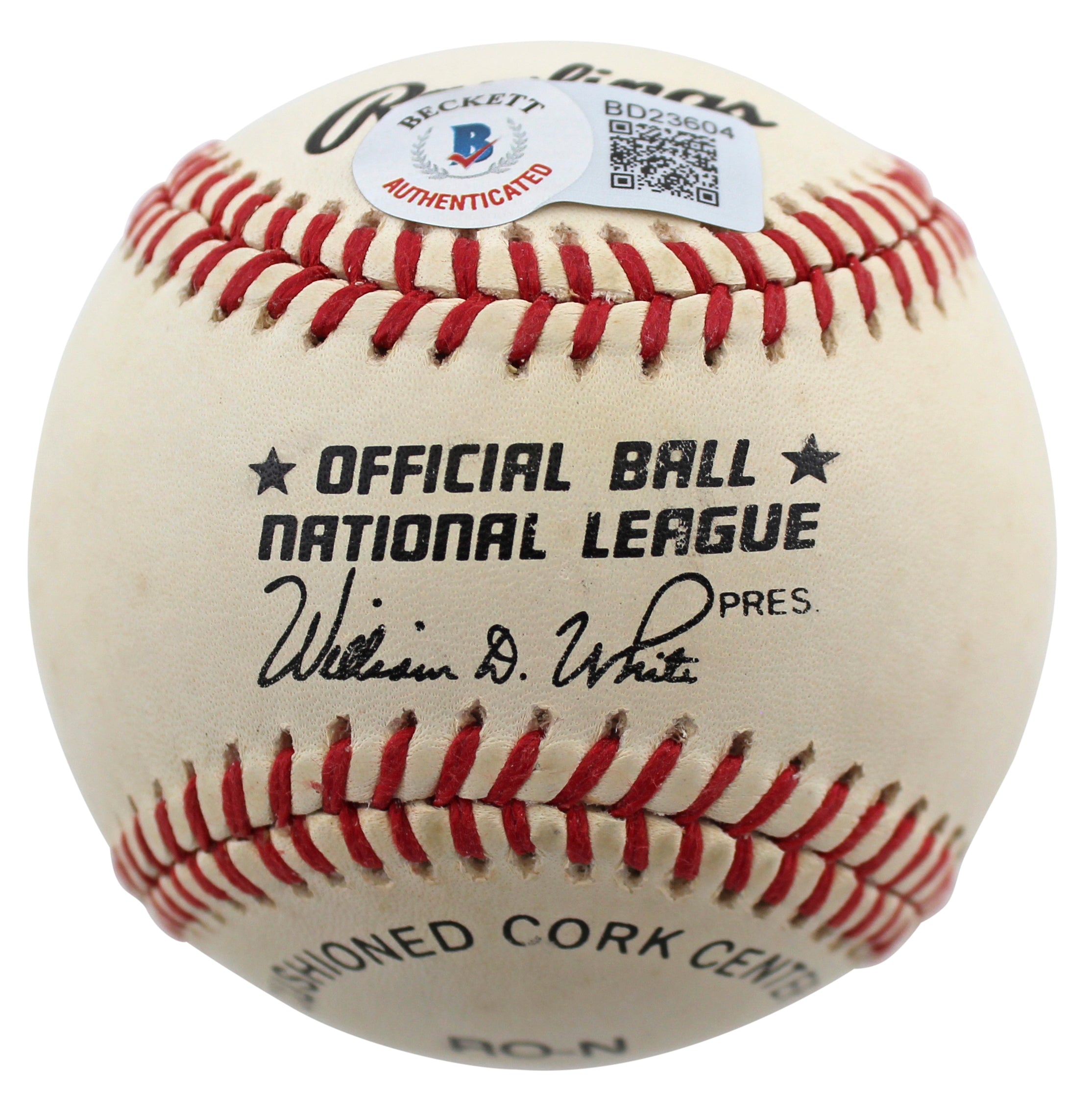Giants Gaylord Perry Signed Thumbprint William White Onl Baseball BAS #BD23604