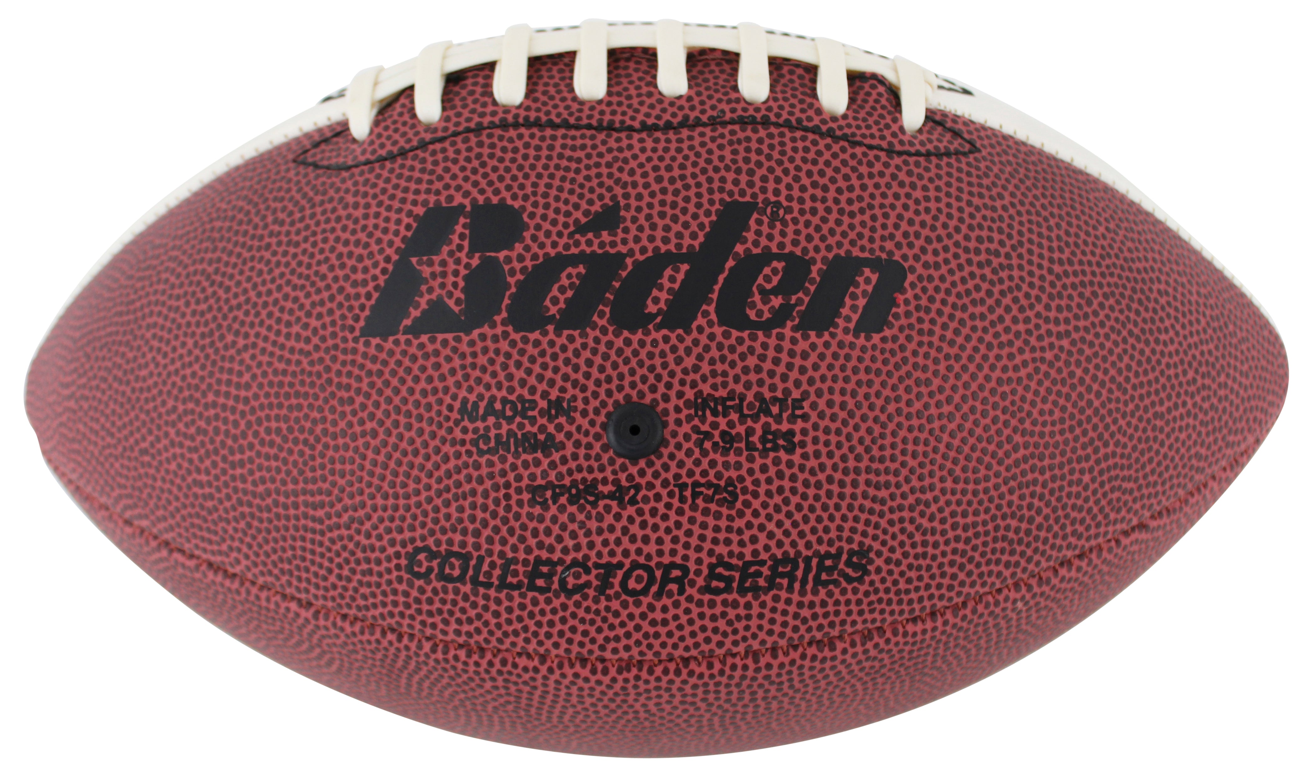 Warren Buffett, Tom Osborne & VInce Gill Signed White Panel Logo Football PSA