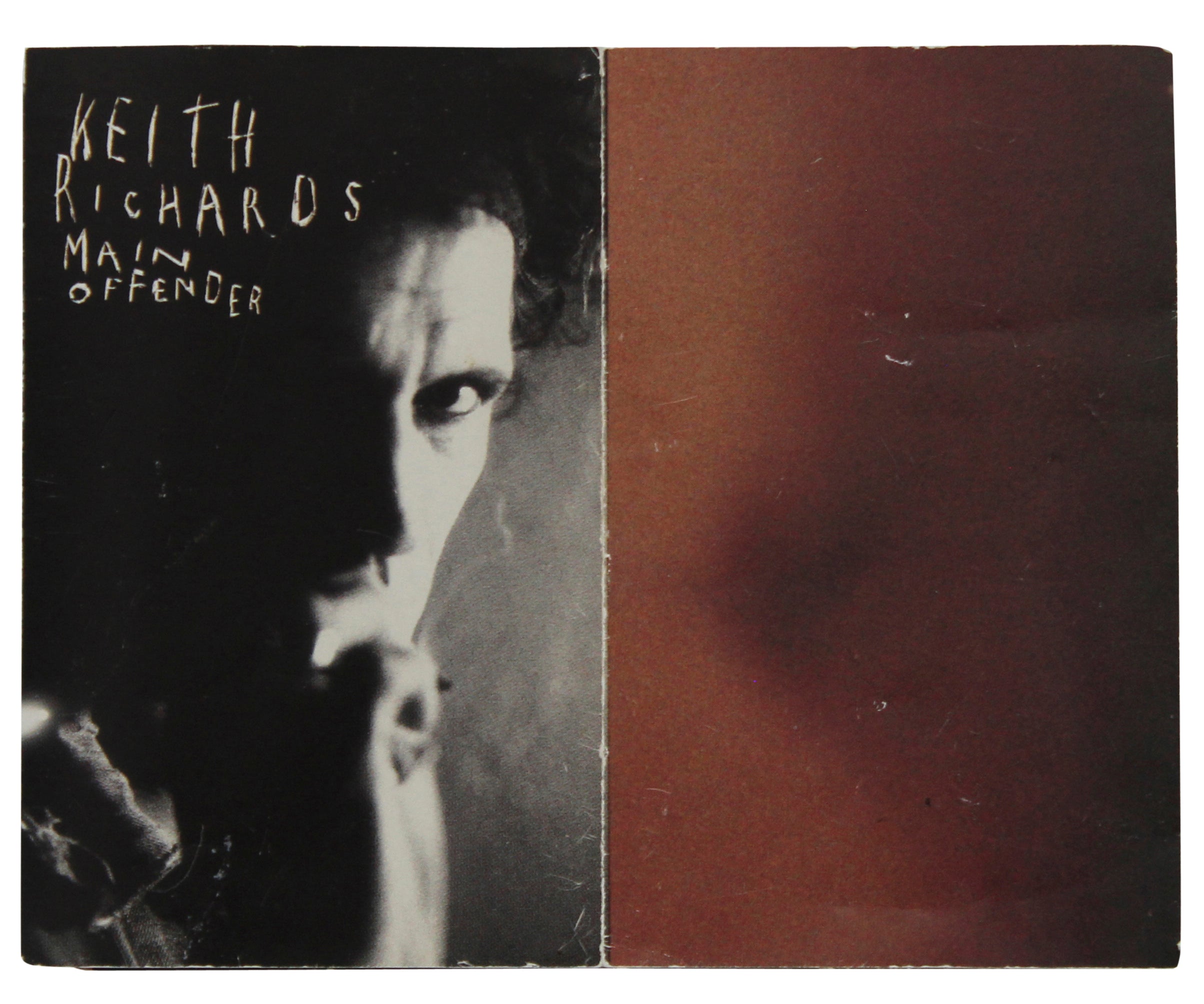 Keith Richards "Love" Signed Main Offender Cassette Tape Cover JSA #YY26107