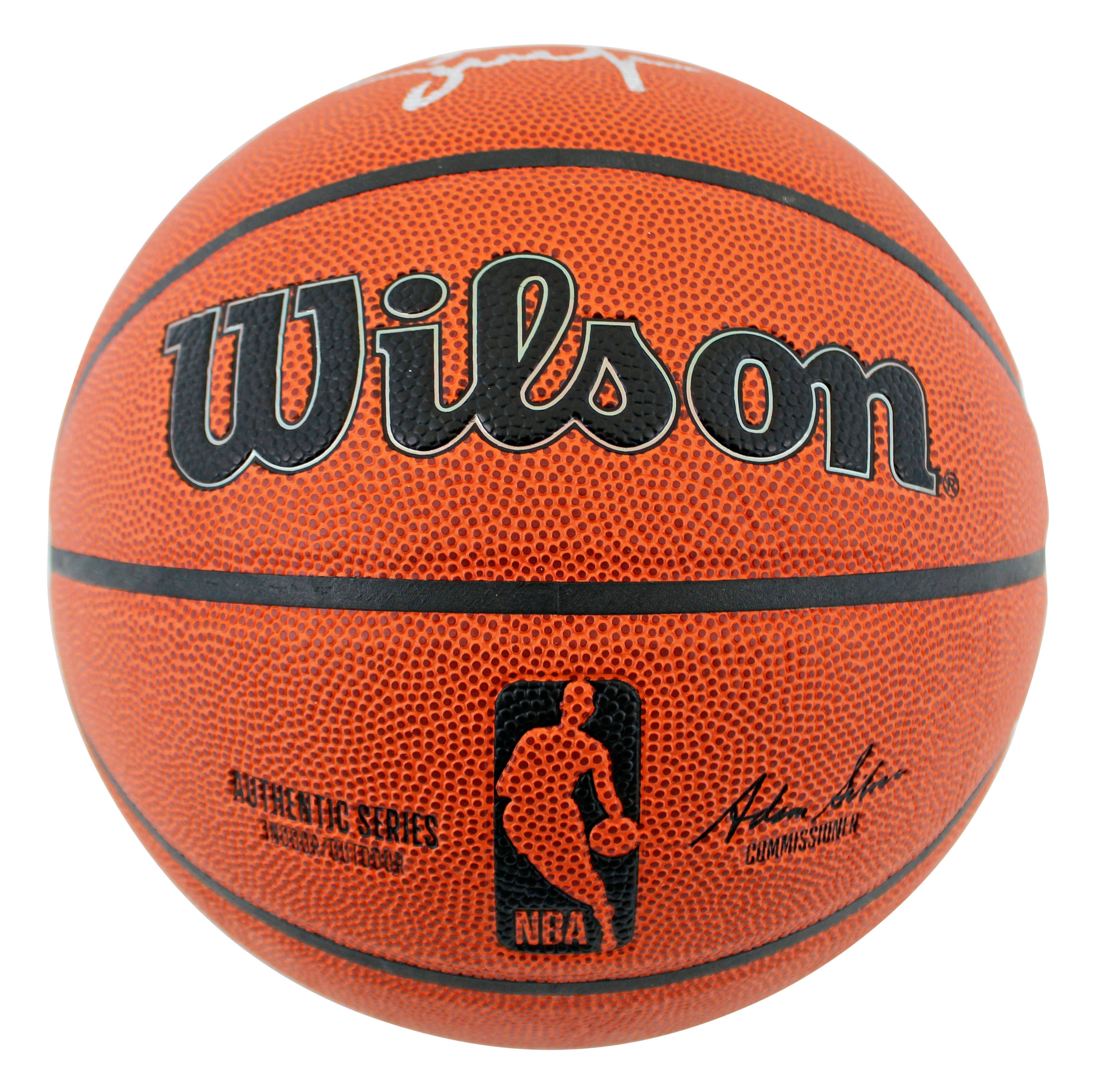 Suns Steve Nash Authentic Signed Wilson Basketball Autographed BAS Witnessed