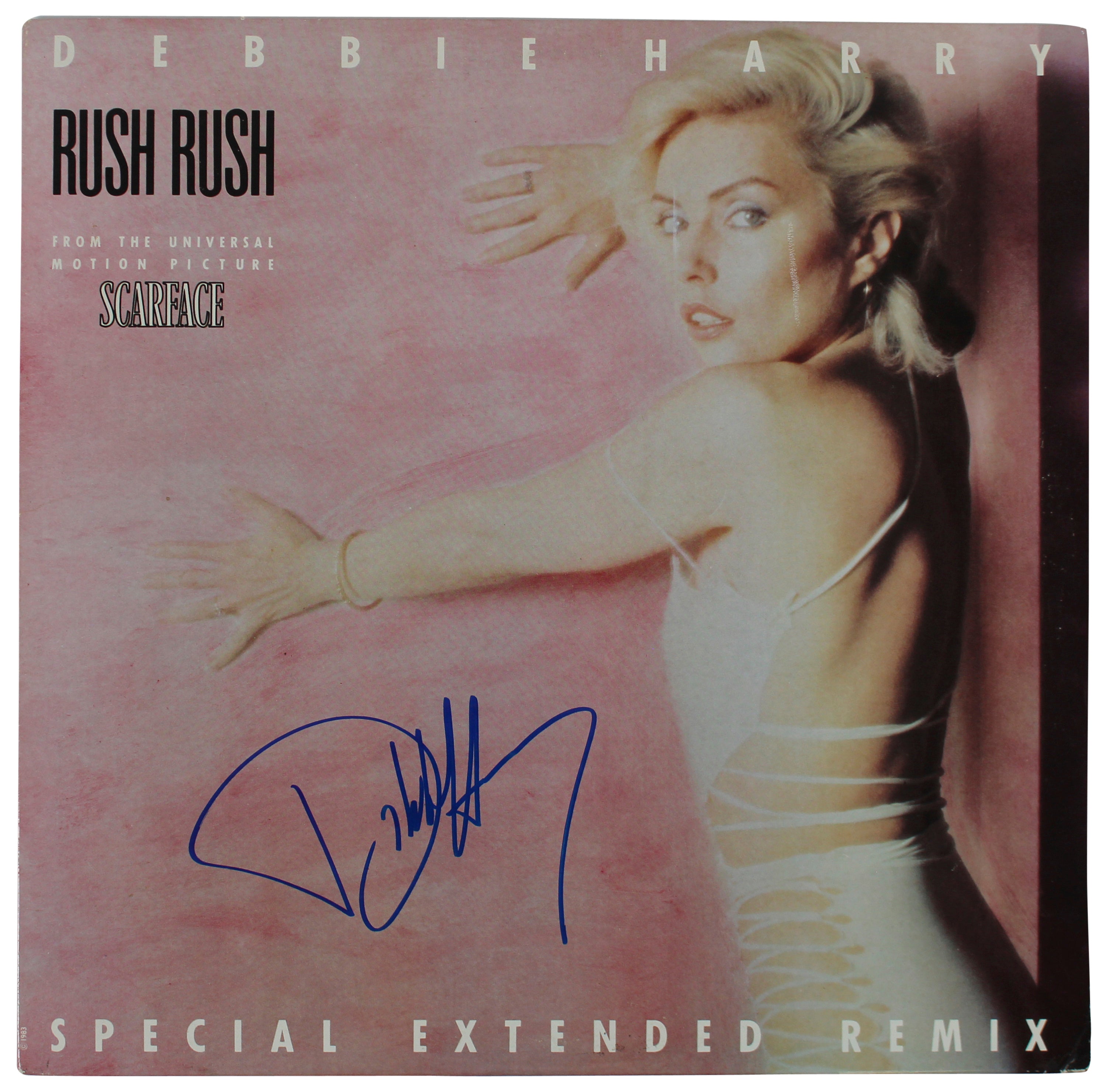 Debbie Harry Authentic Signed Rush Rush Album Cover Autographed BAS #BG83053